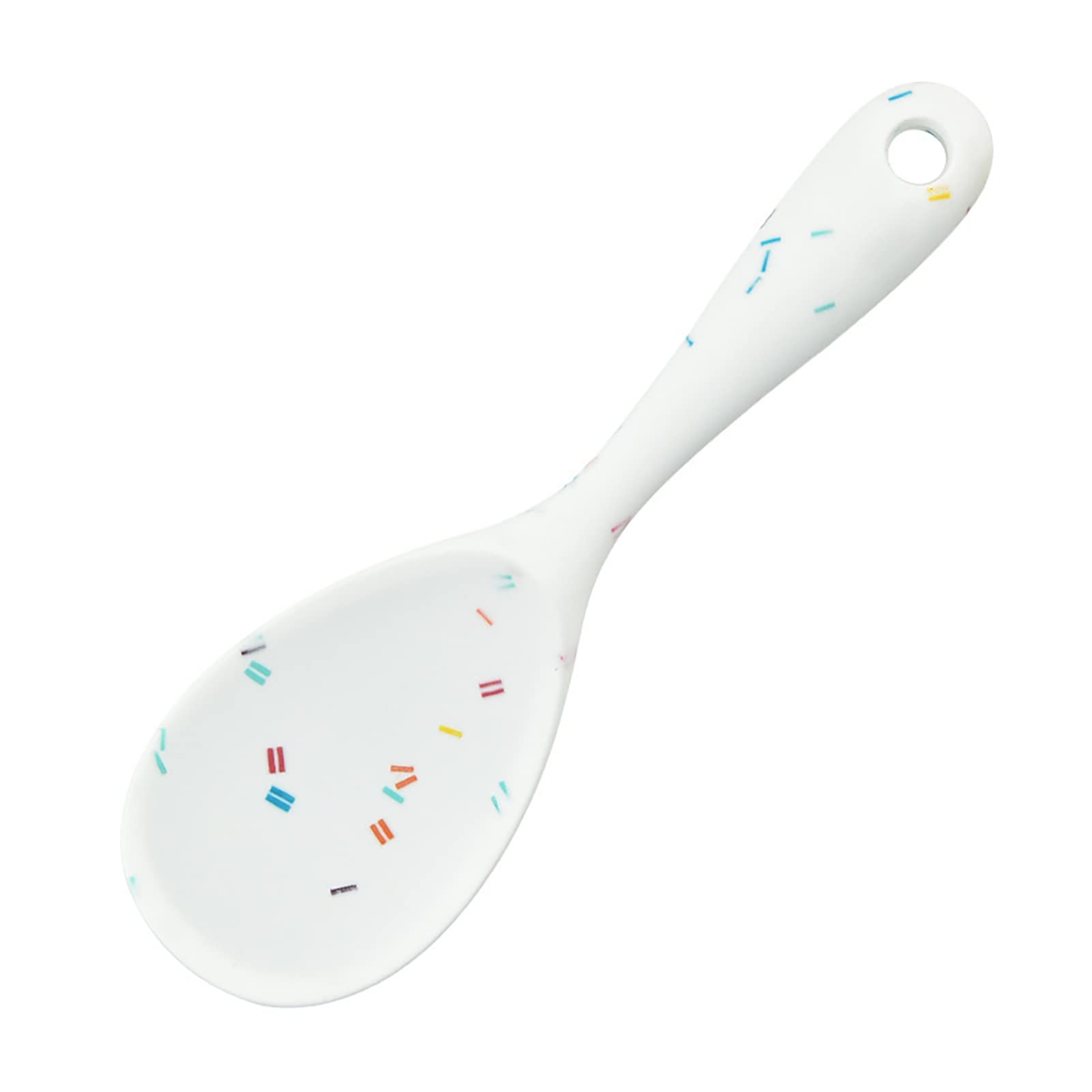 Eco-Friendly Reusable Rice Spoon - Smalibal White Kitchen Utensil for Cooking, Serving & Meal Prep | Perfect for Rice, Soup, Stir Fry & Healthy Eating