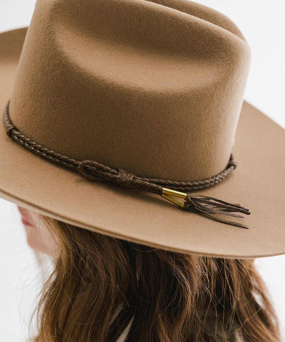 Braided Leather Hat Band for Cowboy Hats - Western Style Adjustable Headband for Men & Women - Perfect for Rodeo, Horseback Riding & Outdoor Adventures