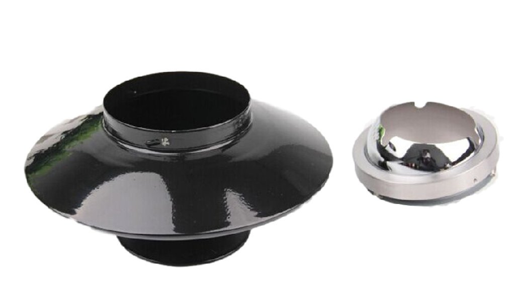 Stylish Stainless Steel Smokeless Ashtray - Modern Metal Cigarette Tray with Removable Holder for Tobacco & Cigars | Perfect for Home, Office, Outdoor Smoking Areas & Patio Use