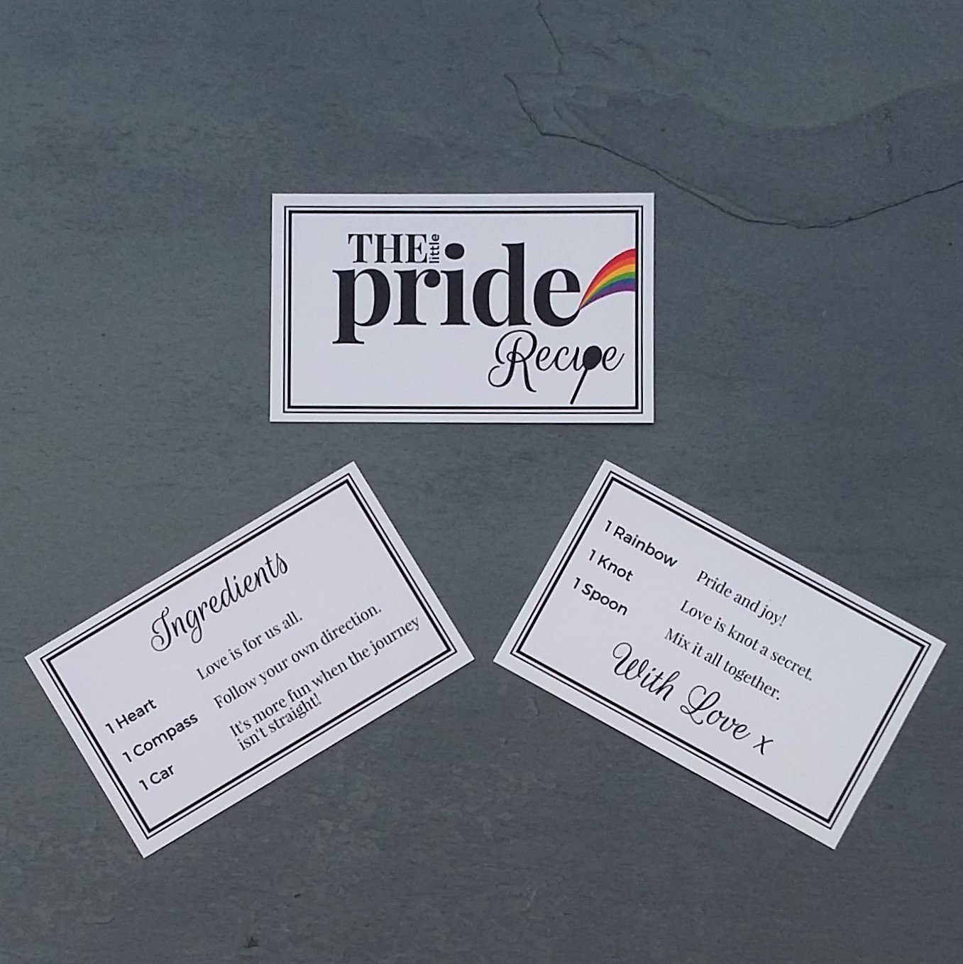 Pride Gifts - The Little Pride Recipe Book - Unique LGBT Gift for Friends, Partners & Couples | Birthday, Christmas, Wedding Present | Thoughtful LGBTQ+ Celebration for Him or Her | Perfect for Pride Month, Anniversaries & Valentine's Day