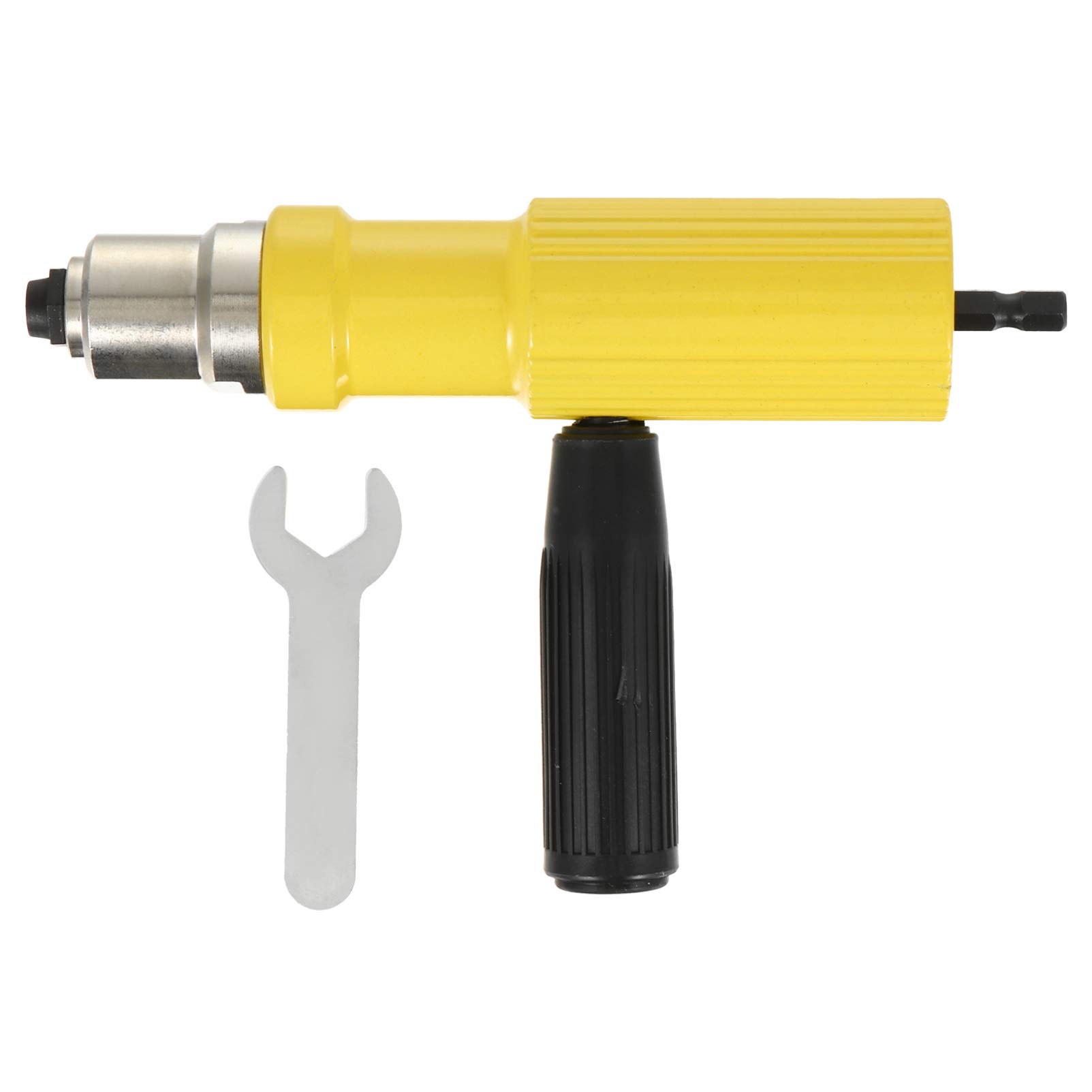 Wakauto Electric Rivet Nut Adapter Kit - Cordless Drill Rivet Tool Set with Nut Setter for Metal & Wood | Perfect for DIY, Auto Repair & Construction Projects