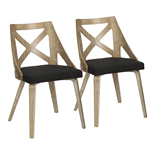 White Washed Wood, Charcoal Fabric