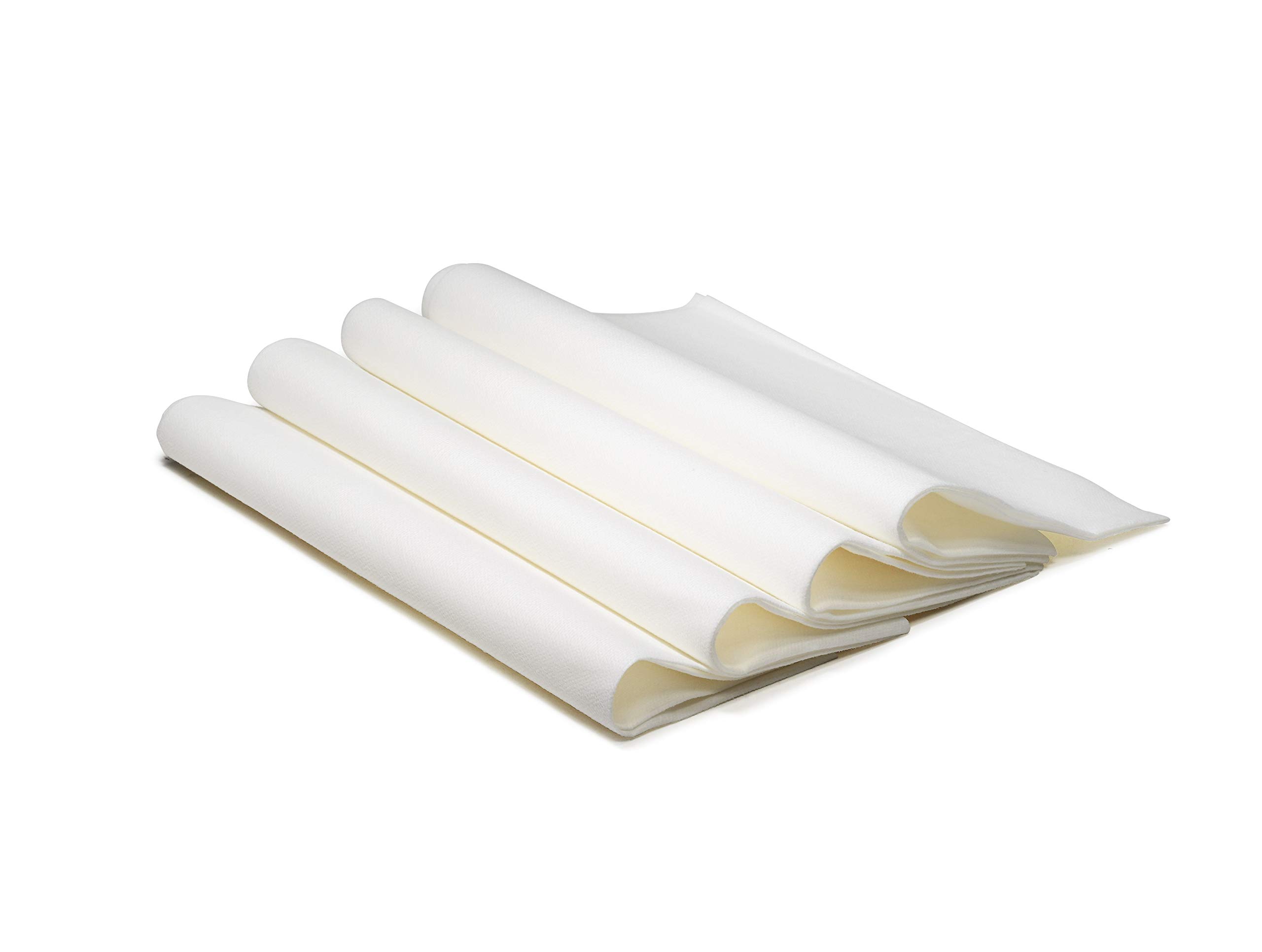 640-Piece Heavyweight Disposable Plastic Plate Set for Weddings & Parties - 80 x 9.5'' Dinner Plates, 80 x 6.5'' Dessert Plates, Silverware, Cups & Napkins (Square White Plates, Silver Silverware) - Perfect for Large Gatherings, Catering Events & Special Occasions