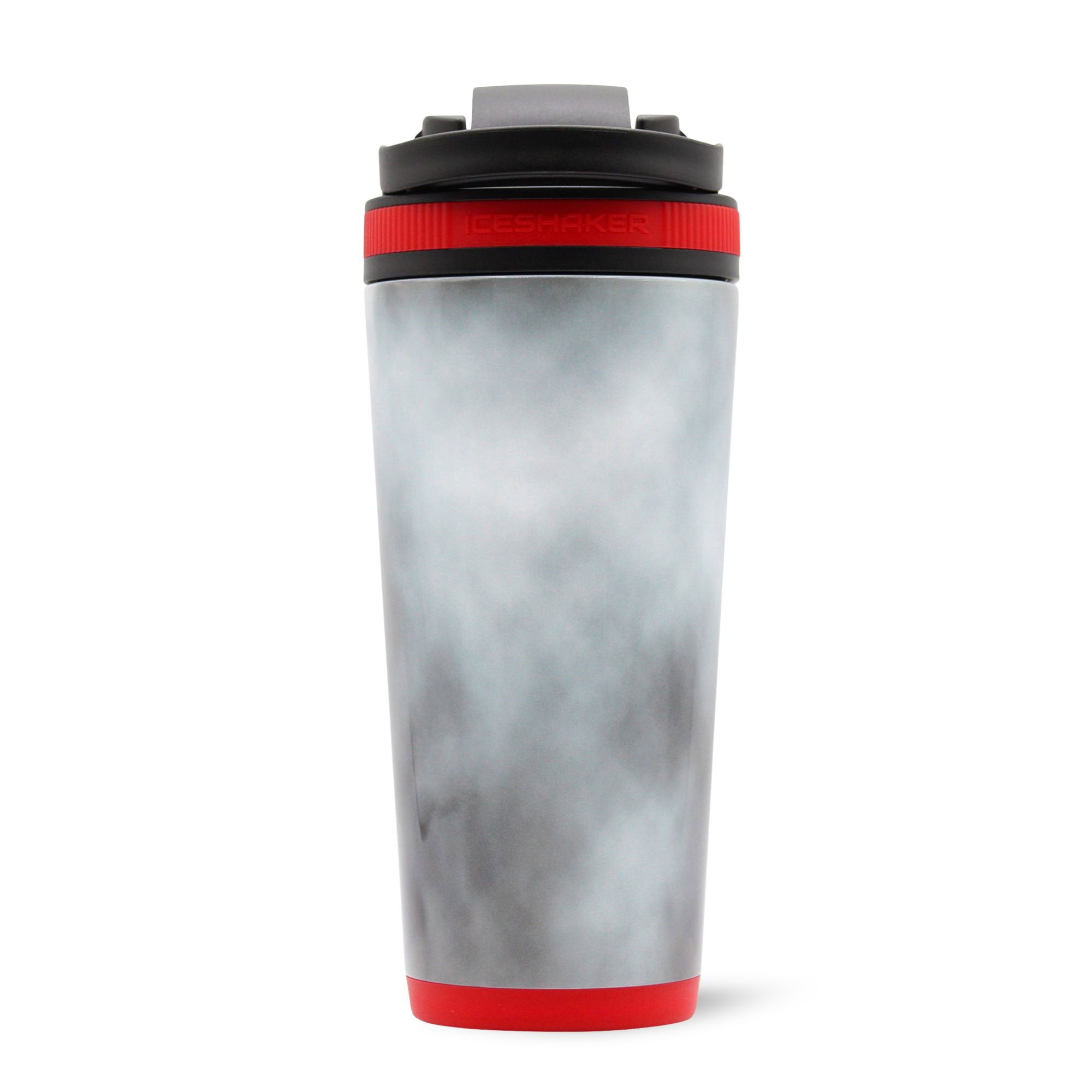 26oz Insulated Ice Shaker Bottle with 4D American Flag Design - Perfect for Gym, Workouts, Sports & Outdoor Activities