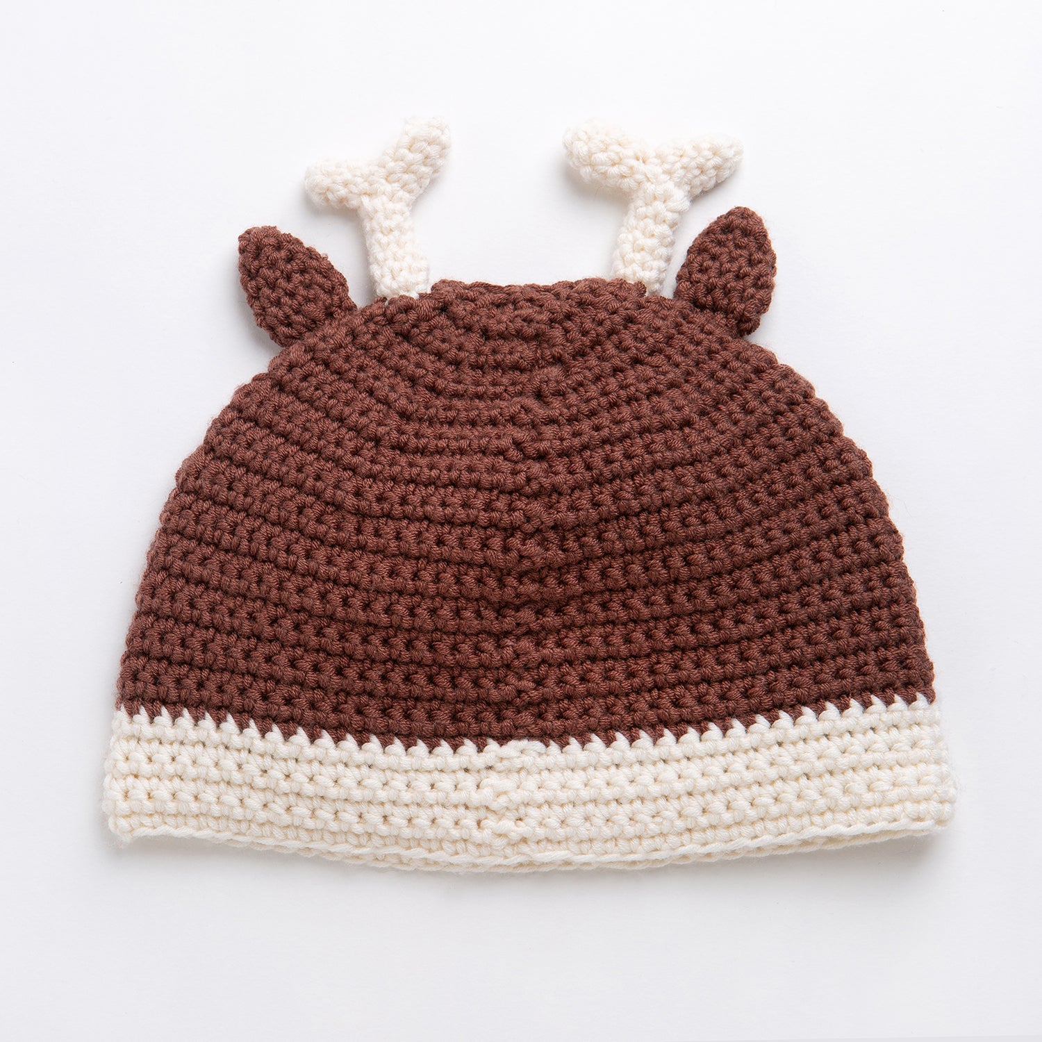 DIY Crochet Reindeer Hat Kit for Kids - Fun Christmas Craft Project for Holiday Gifts & Winter Activities