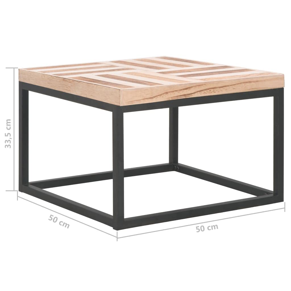 Solid Wood Coffee Table - 19.7