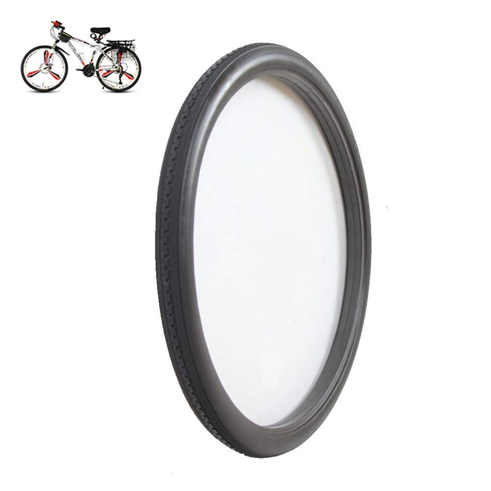 24x1.75 Inch Solid Explosion-Proof Bike Tires - Puncture Resistant, Non-Slip, Wear-Resistant & No Flat Tires - Easy Replacement for 24 Inch Bicycles - Perfect for Commuting, Mountain Biking & Urban Riding