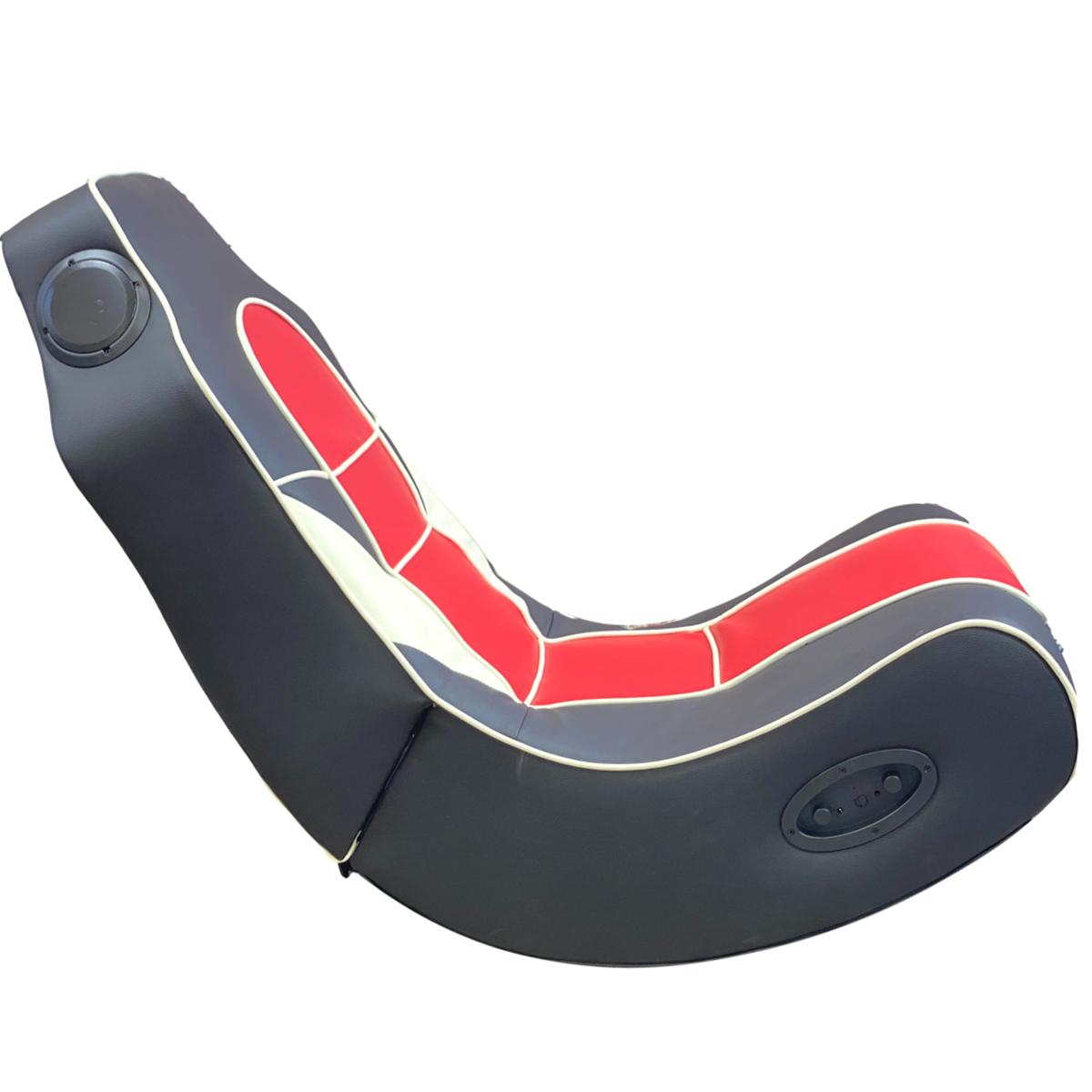 Rocker Series A133 Gaming Chair - Ergonomic Racing Style with Adjustable Height (Black, Red, White) for PC, Console & Office Gaming Setup
