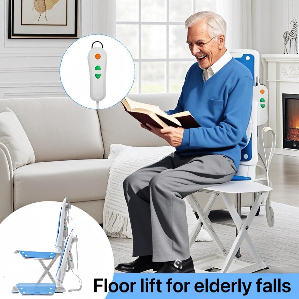 Electric Lift Chair for Elderly & Patients - Power Recliner Assist Device with Remote Control for Fall Recovery & Mobility - Shower Safety Chair for Women & Seniors - Ideal for Home Care, Rehabilitation & Daily Living Assistance