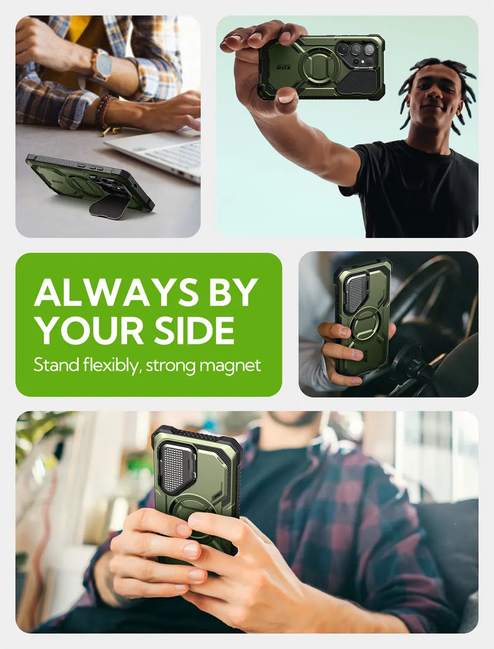 Galaxy S25 Ultra Case - BLASON Armorbox Full Body Protective Cover with Military-Grade Drop Protection | Perfect for Outdoor Adventures, Travel & Daily Use