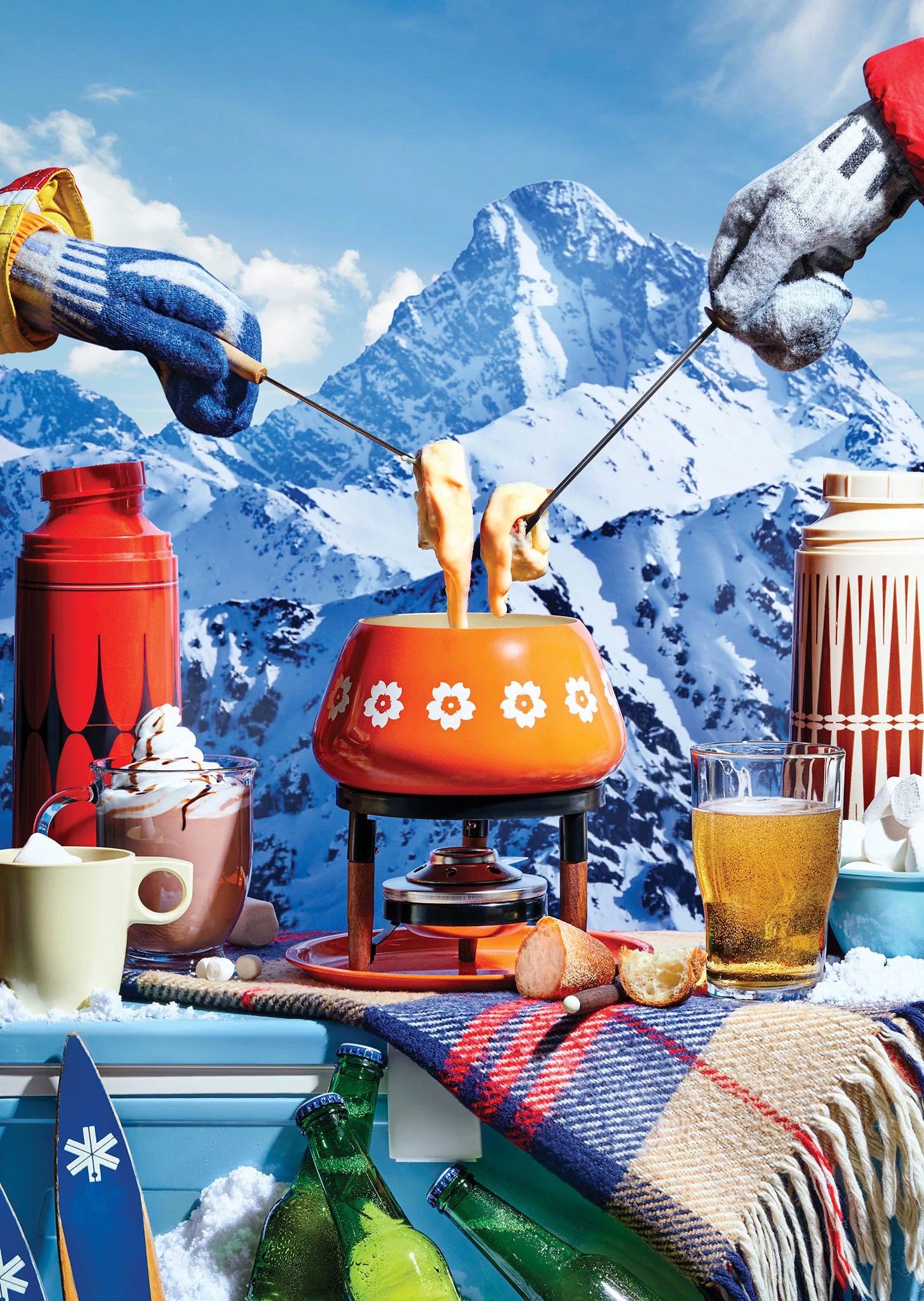 Apres Ski Puzzle - Fun Winter Themed Jigsaw Puzzle for Adults & Kids - Perfect for Family Game Nights & Holiday Activities