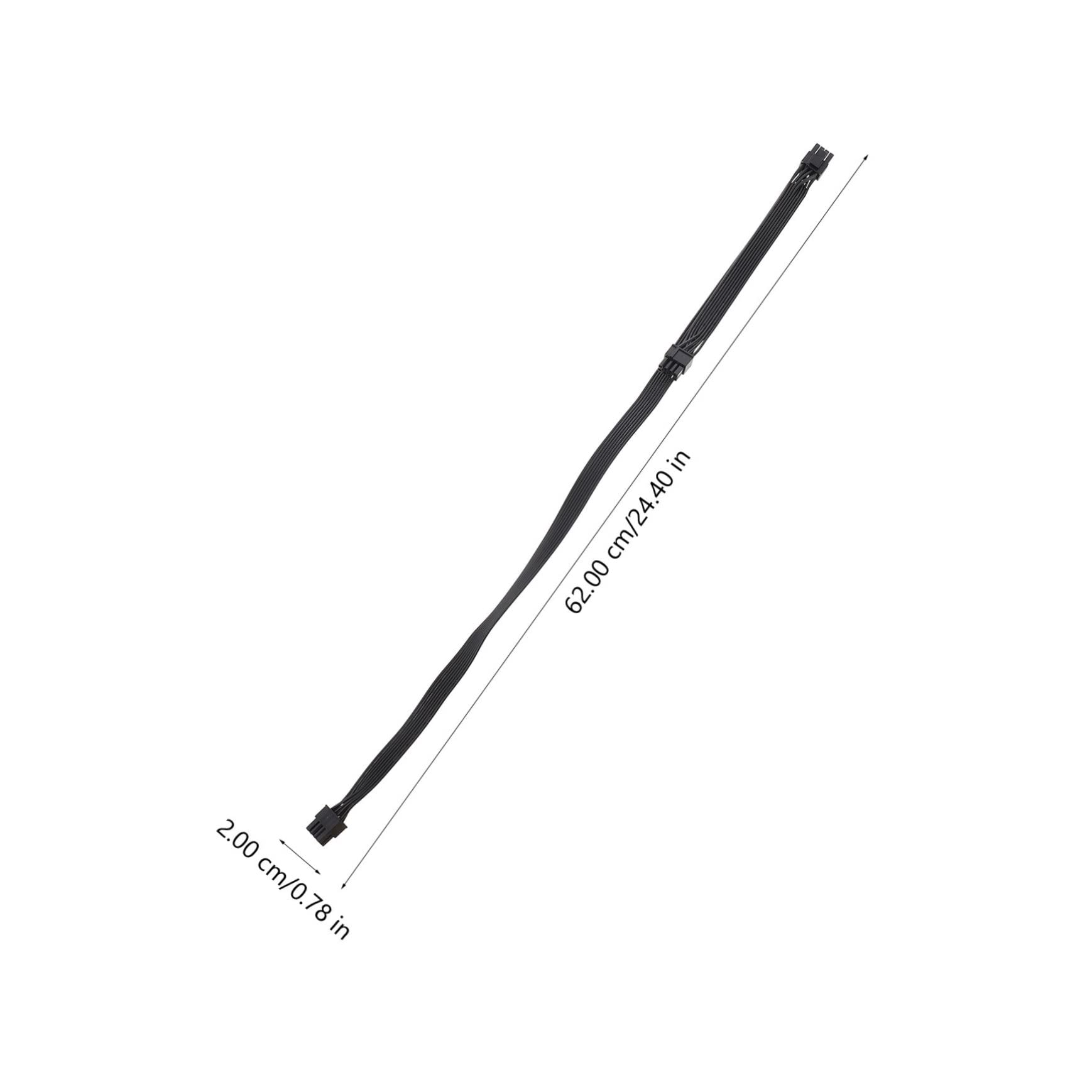 OSALADI 3-Pack 8-Pin GPU Power Cable - Dual 8-Pin PCIe Graphics Card Extension Cord for PC, Desktop Computer, Gaming Rig - Perfect for Upgrading GPU, Mining Rig Setup, and High-Performance Gaming PCs
