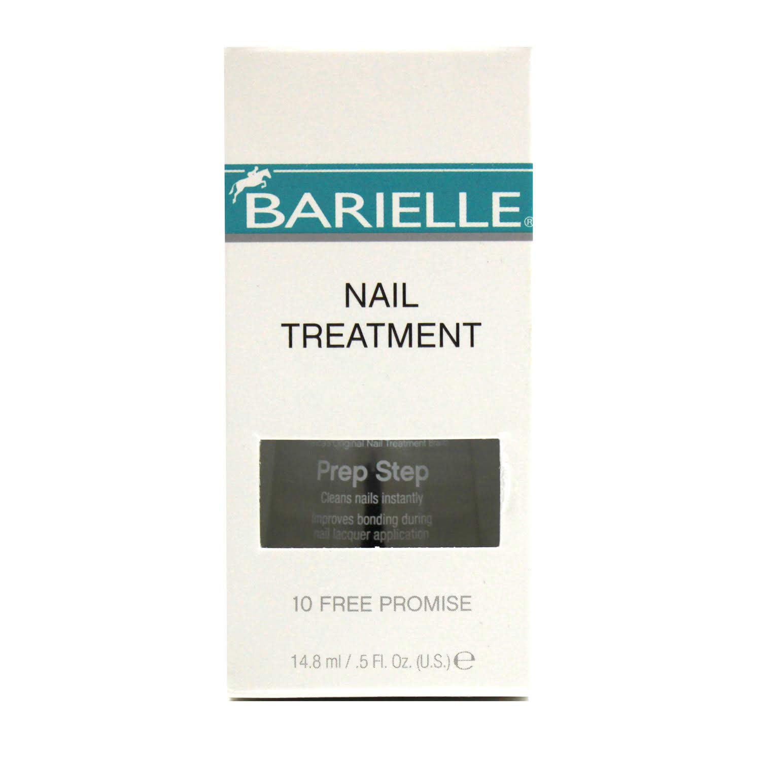 Barielle Prep Step Pre-Nail Polish & Lacquer Treatment 0.47 oz - Nail Primer Base Coat for Stronger, Healthier Nails - Perfect for Manicures, Pedicures & Salon Use