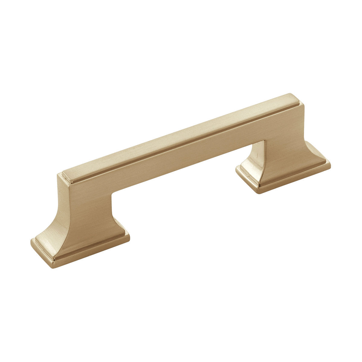 Brownstone Pull 3 Inch & 3 3/4 Inch (96mm) Center to Center Champagne Bronze Cabinet Handle - Perfect for Kitchen Cabinets, Dressers, and Furniture Drawers