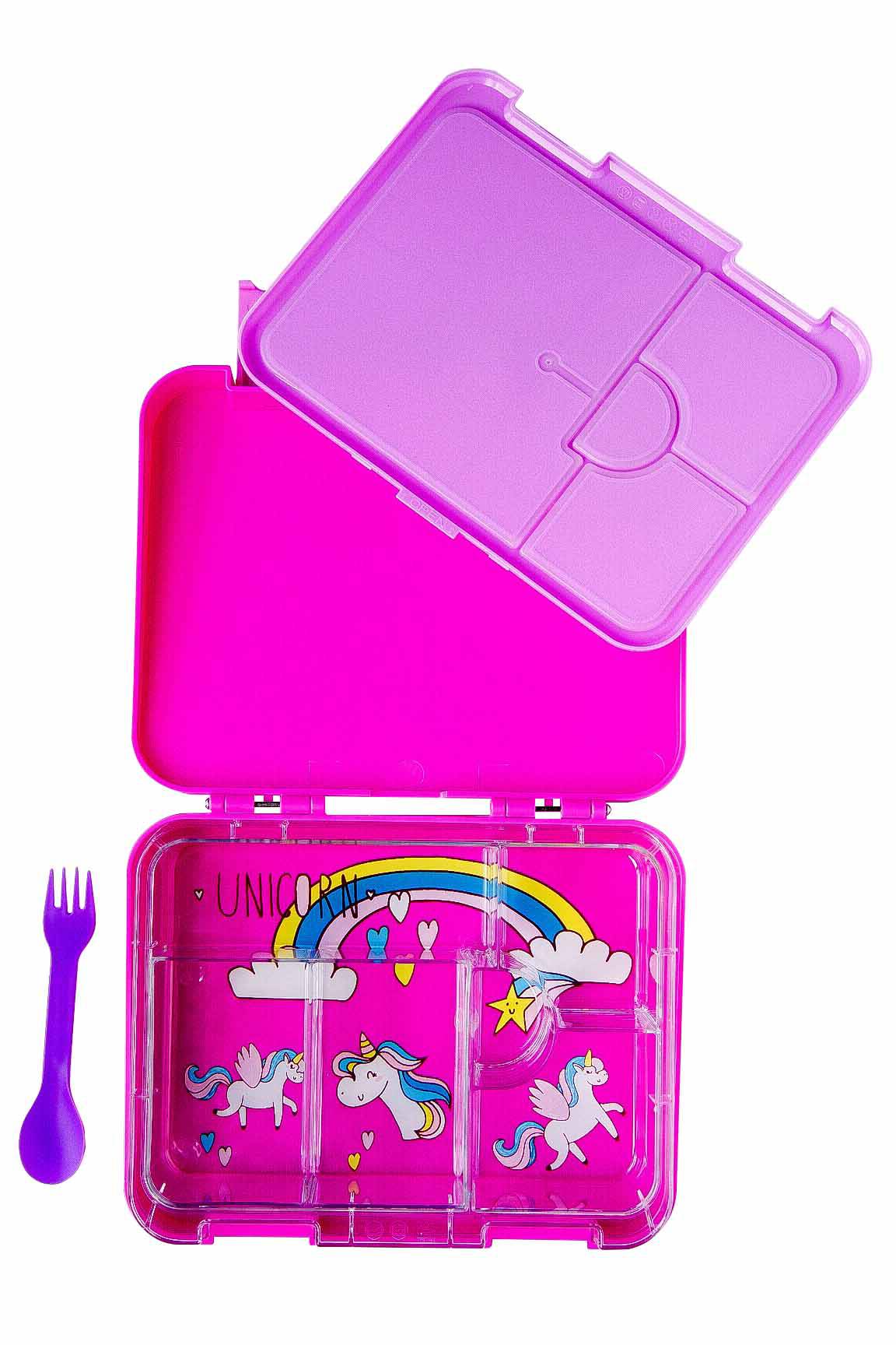 Leakproof Unicorn Bento Lunch Box for Kids | Cute Insulated Food Container for School, Picnics & Travel | BPA-Free Eco-Friendly Lunch Box