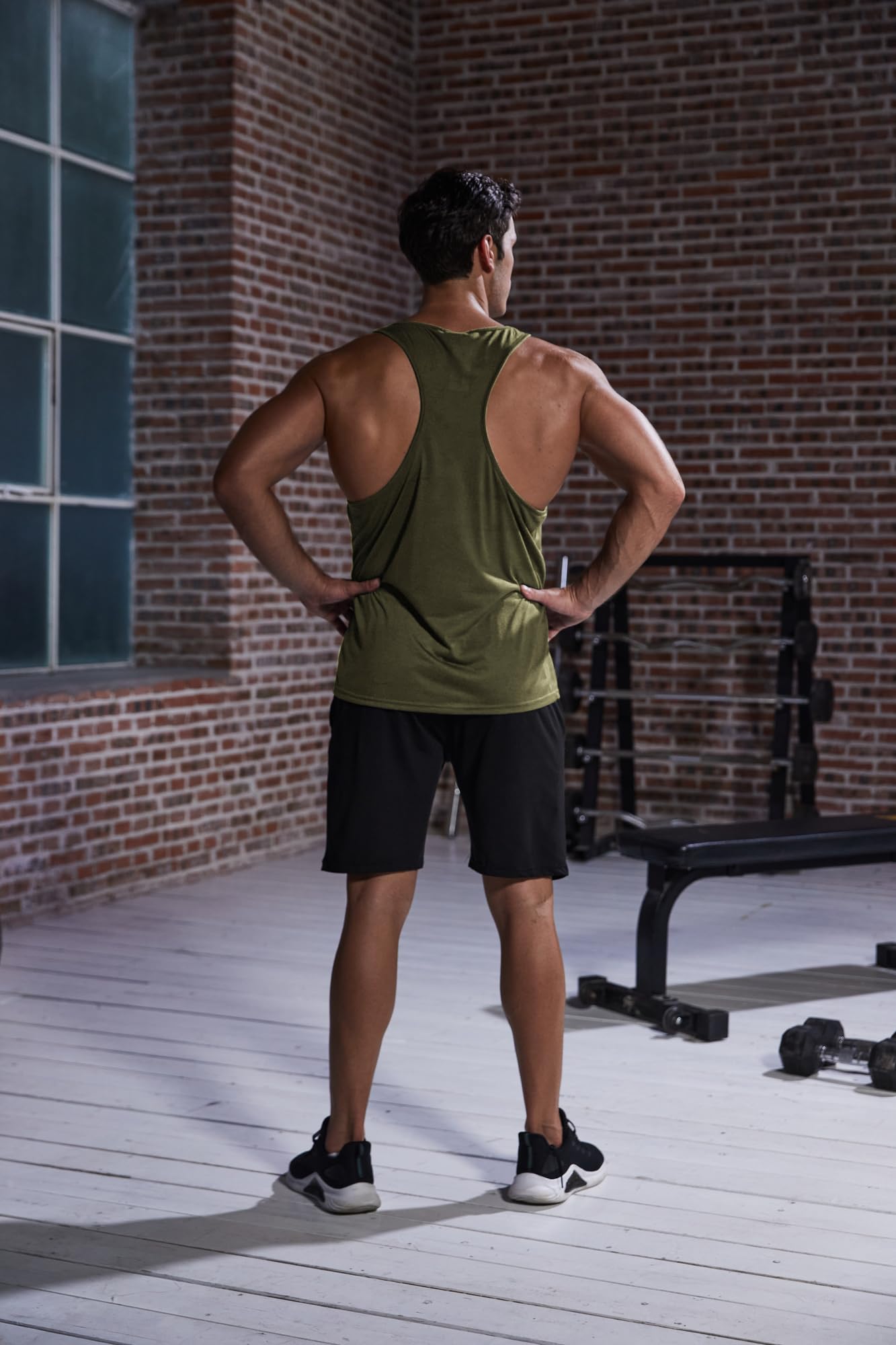 COOFANDY Men's 3 Pack Y-Back Sleeveless Tank Tops - Gym Workout Shirts for Muscle Fitness & Bodybuilding | Perfect for Weightlifting, Running & Summer Outdoor Activities