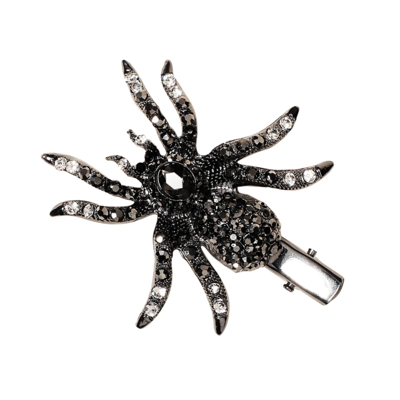 FOMIYES Halloween Spider Hair Clips - Sparkling Rhinestone Barrettes for Women & Girls | Costume Party Accessories, Cosplay, Daily Wear & Hairstyling