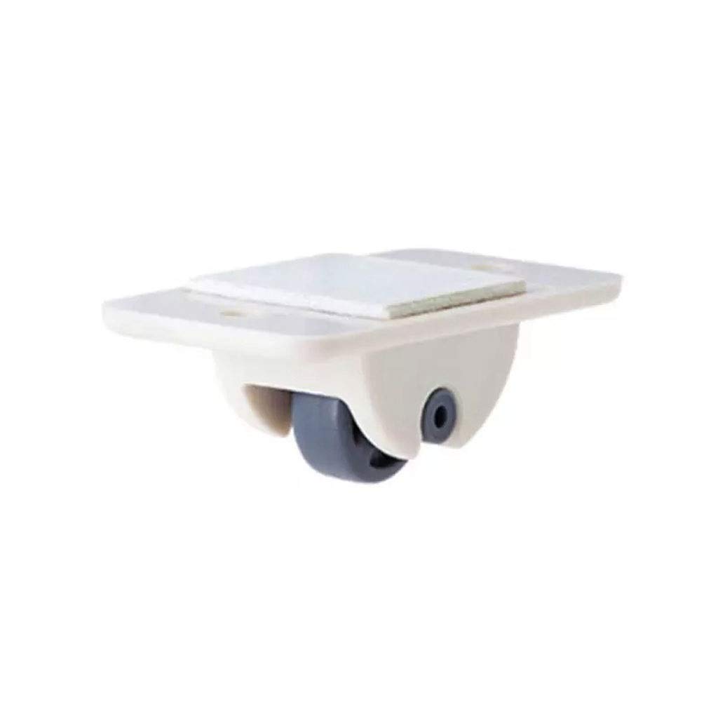 4-Pack SHYPT Adhesive Casters with Wheels for Cabinet, Drawer, Storage Box, Trash Can & Small Furniture - Smooth Rolling Directional Pulley Rollers for Easy Mobility in Home & Office