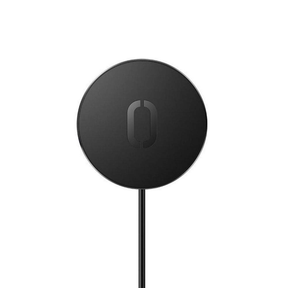 15W Magnetic Qi Wireless Charger Pad - Slim Fast Charging with USB-C Port for iPhone 12/12 Pro Max | Perfect for Home, Office & Travel