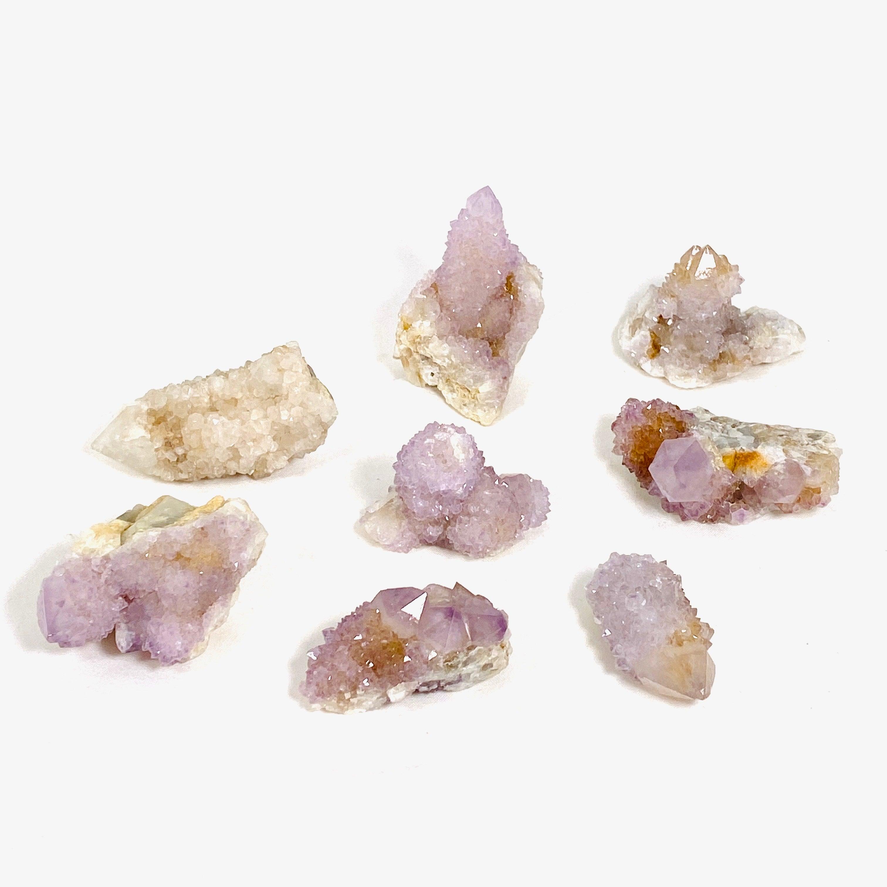 Small Spirit Quartz Cluster SPQC - Natural Healing Crystal for Meditation, Reiki & Energy Work - Perfect for Home Decor, Office Desk & Spiritual Practices