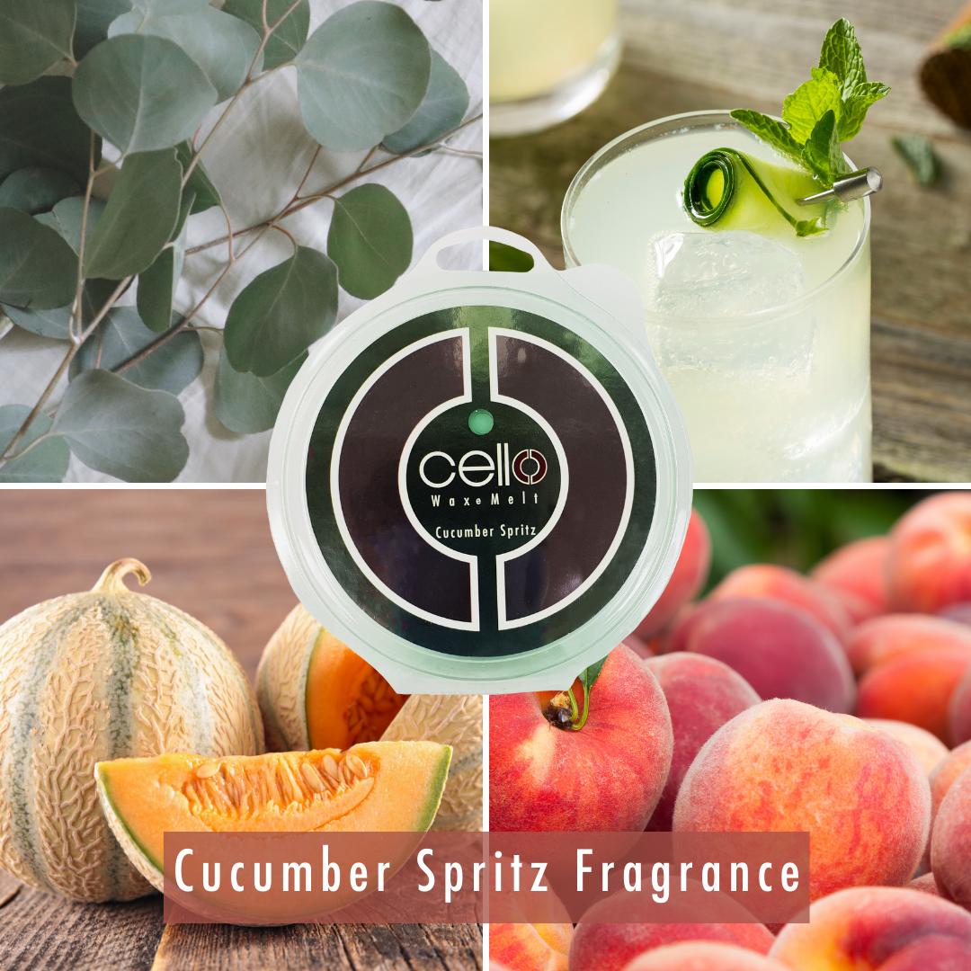 Cucumber Spritz Scented Wax Melts for Home Fragrance - Perfect for Aromatherapy, Relaxation & Stress Relief