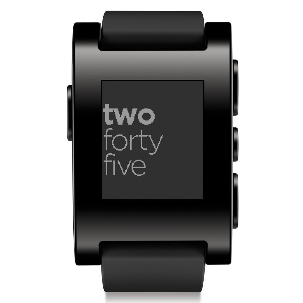 Pebble Smartwatch - Waterproof Fitness Tracker with Heart Rate Monitor, Sleep Tracking & Notifications for iPhone & Android - Perfect for Running, Swimming & Daily Activity Tracking