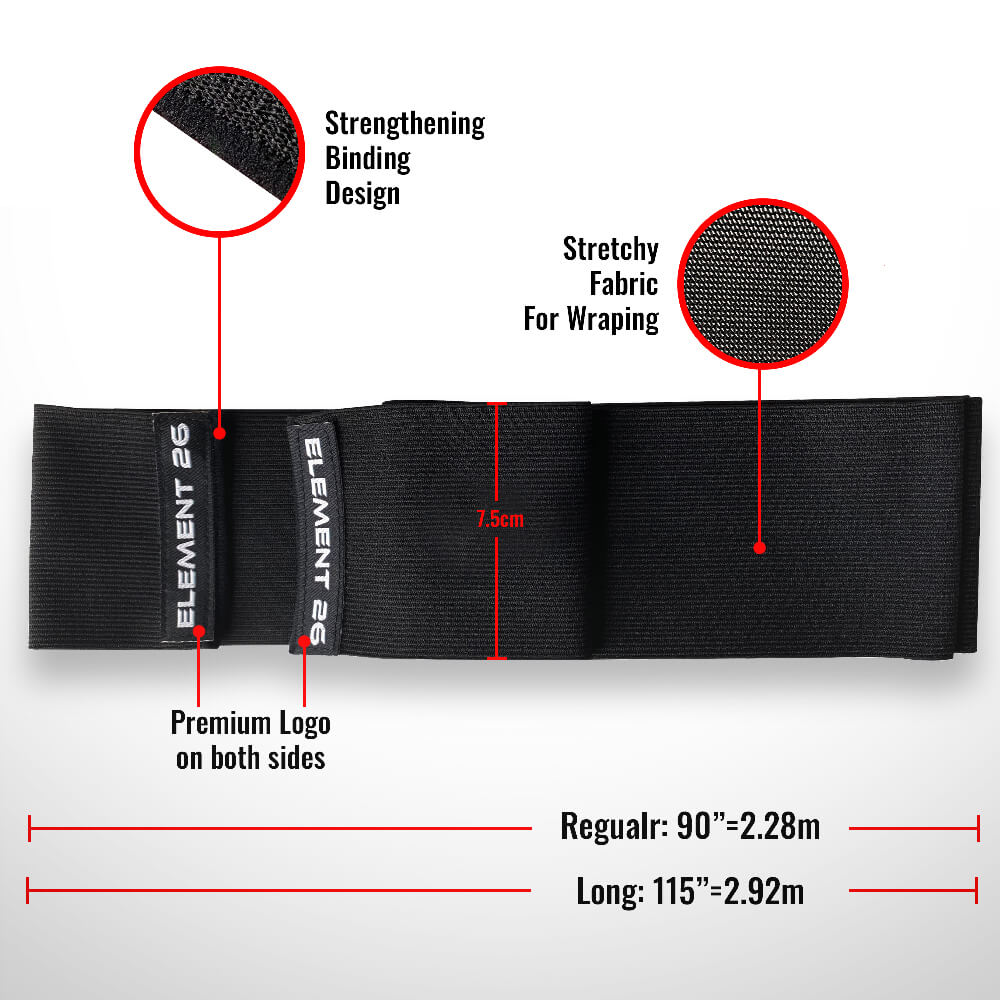 Best Knee Wraps for Weightlifting & Powerlifting - Support & Compression for Squats, Deadlifts & CrossFit - Ideal for Gym, Workouts & Injury Prevention