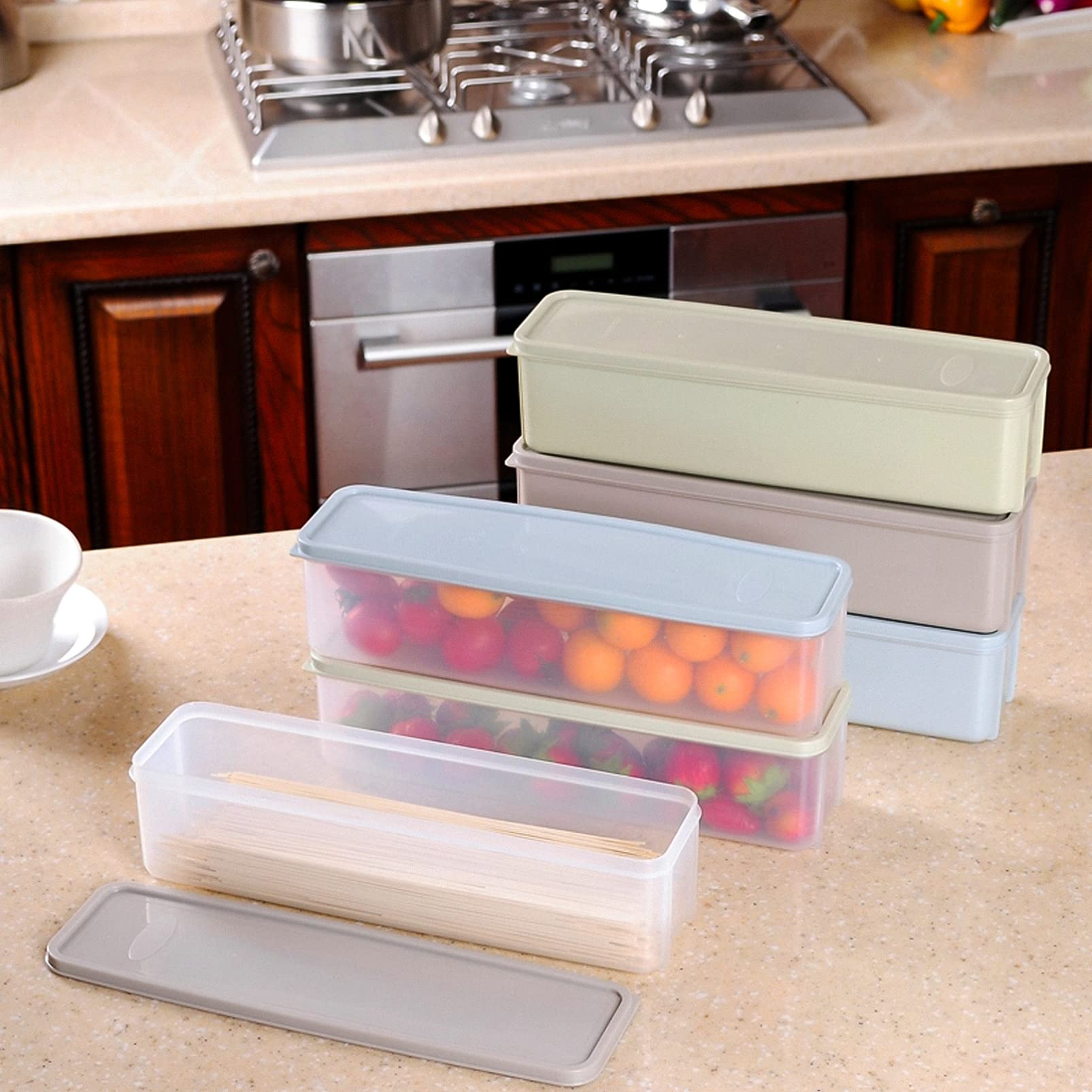 **Zerodeko 3-Piece Ice Cream Storage Containers Set – BPA-Free PP Pint Boxes for Homemade Ice Cream, Gelato, Sorbet & Desserts | Perfect for Freezing, Serving & DIY Ice Cream Molds | Kitchen & Party Essential**