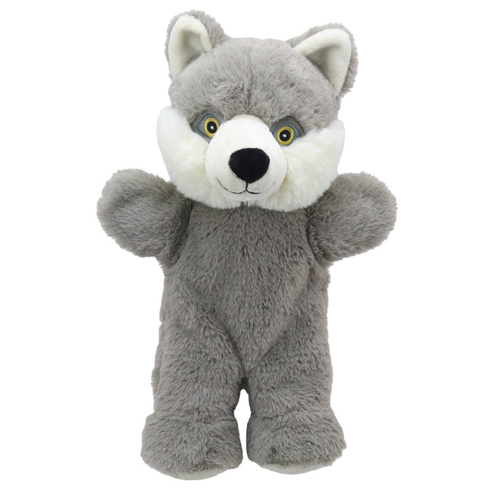 Wolf Walking ECO Puppets - Handmade Animal Puppets for Kids, Eco-Friendly & Interactive Educational Toys | Perfect for Storytelling, Role Play & Classroom Activities