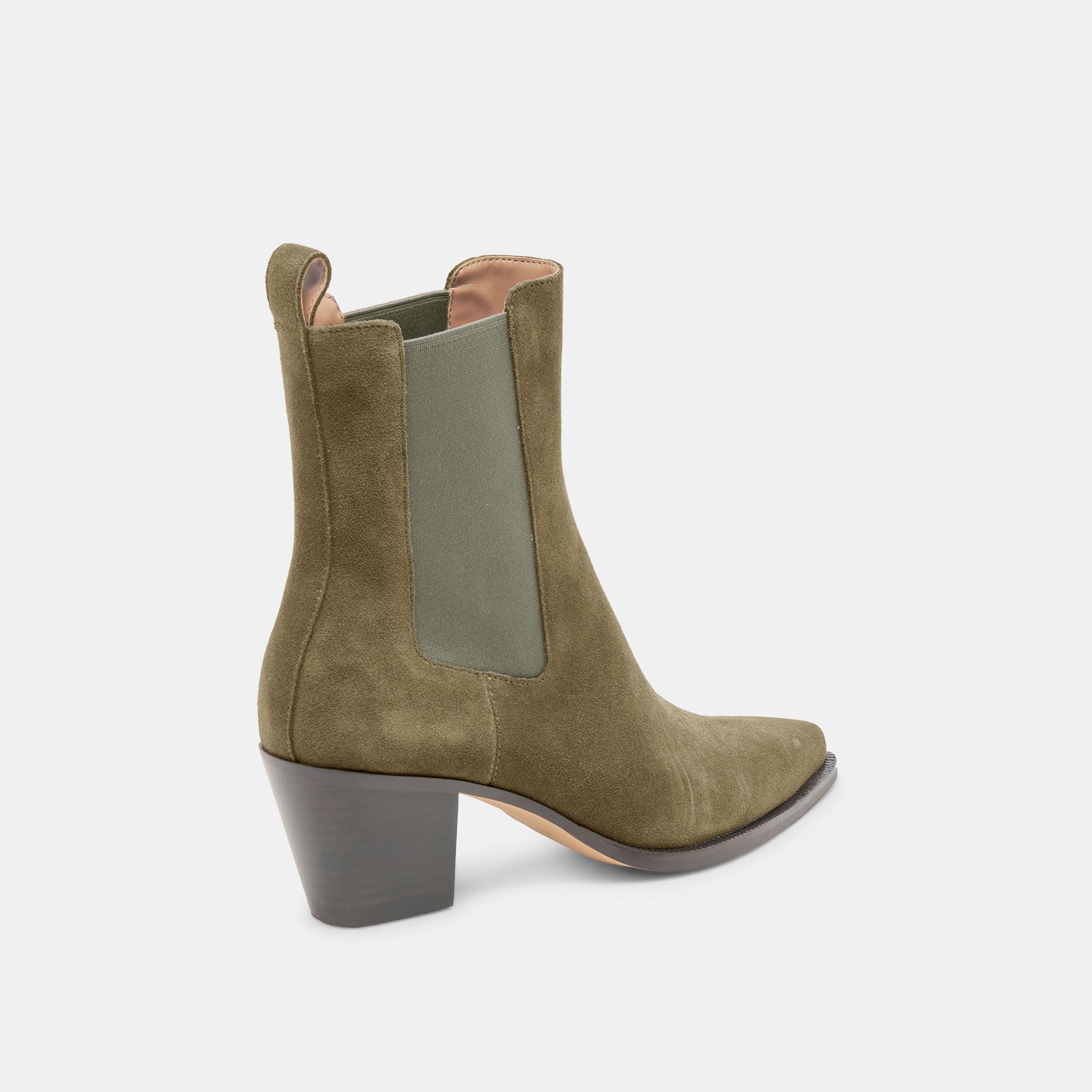 SHADIE H2O BOOTIES ARMY SUEDE - Waterproof Suede Boots for Women, Comfortable Outdoor Hiking Shoes, Perfect for Rainy Days & Winter Walking
