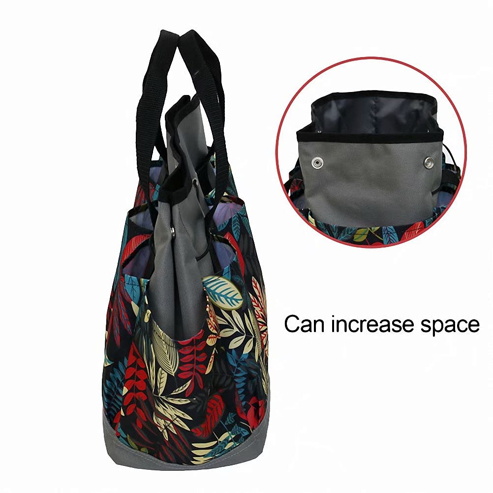 Gardening Tote Bag with Multiple Pockets - Durable Garden Tools Organizer for Outdoor Storage - Perfect for Lawn, Yard & Garden Work (Green Thumb Essential)