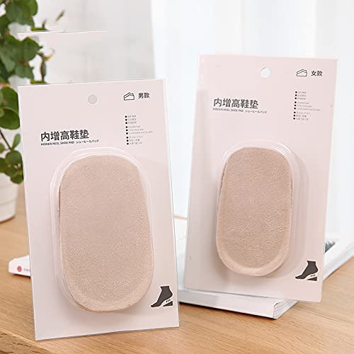 VALINK Height Increasing Insoles for Men & Women - 1.5/2.5/3.5cm Non-Slip Gel Heel Lift Inserts with Soft Cushion & High Elasticity - Perfect for Dress Shoes, Boots & Everyday Wear to Boost Comfort & Posture