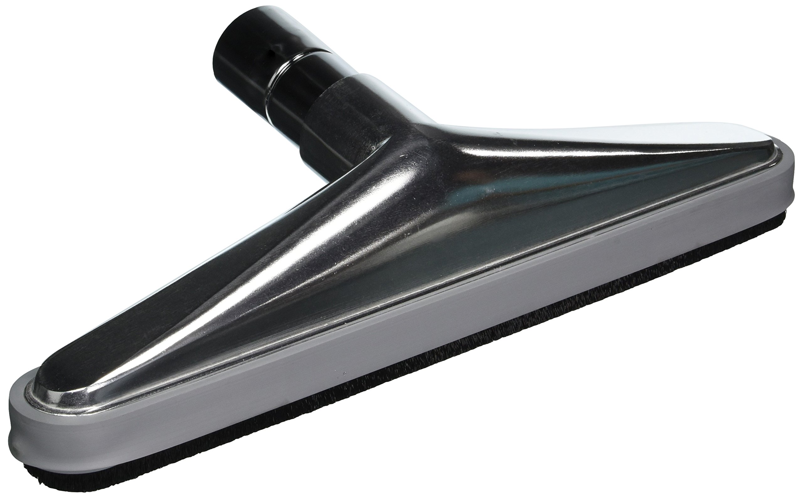Nortech N692B 14-Inch Wide Aluminum Floor Vacuum Attachment with Bristles - Compatible with 1.5-Inch Hose - Perfect for Hardwood Floors, Carpets & Pet Hair Removal