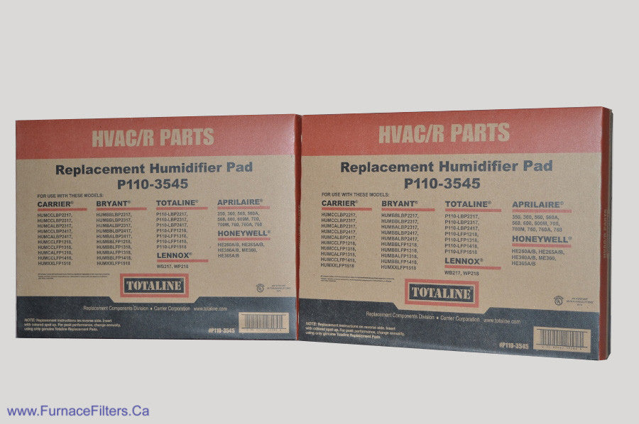 Carrier P110 3545 Humidifier Replacement Pad - 2 Pack | Compatible with Carrier/Bryant HVAC Systems | Perfect for Home & Office Air Humidification