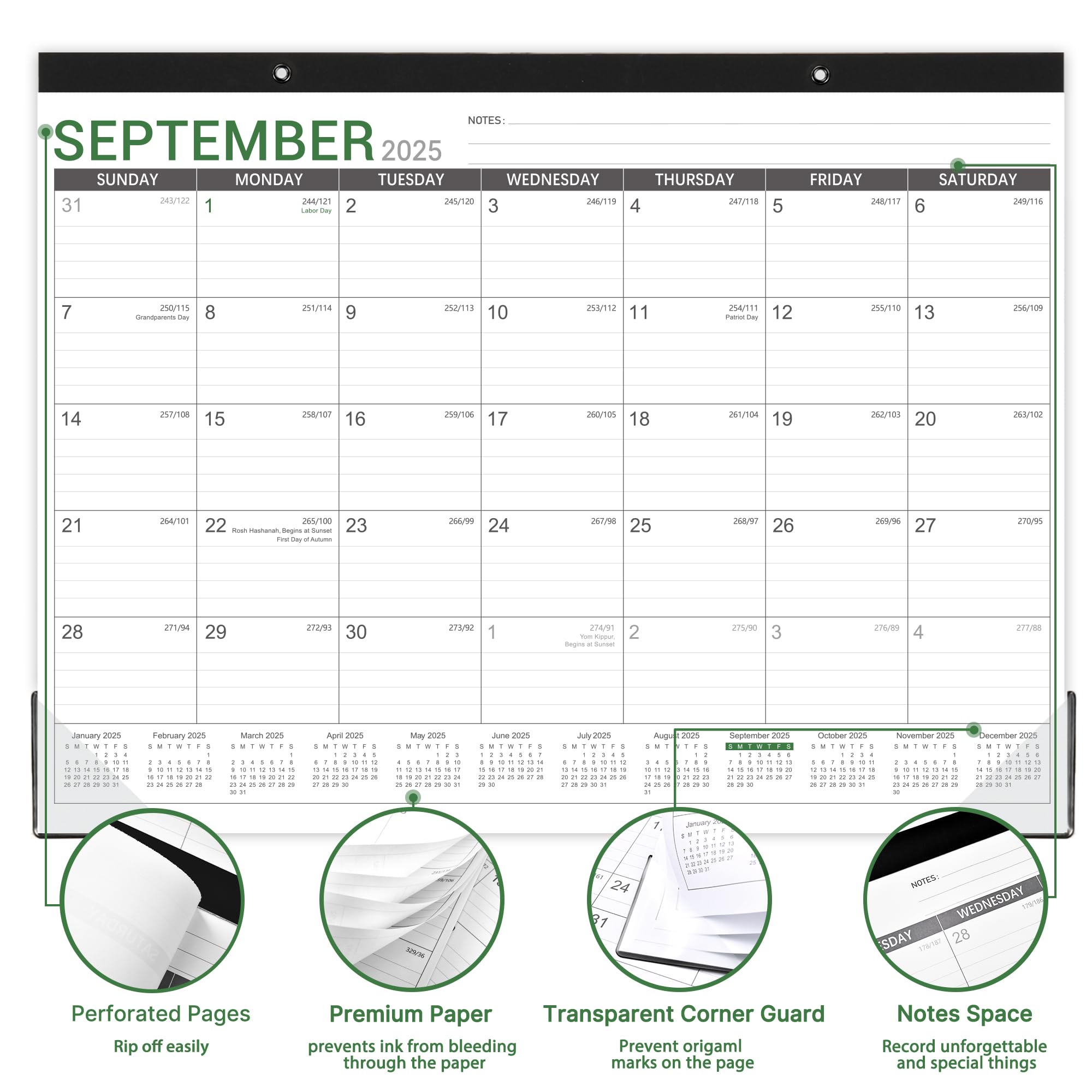 2025-2026 Large Desk Calendar - 22