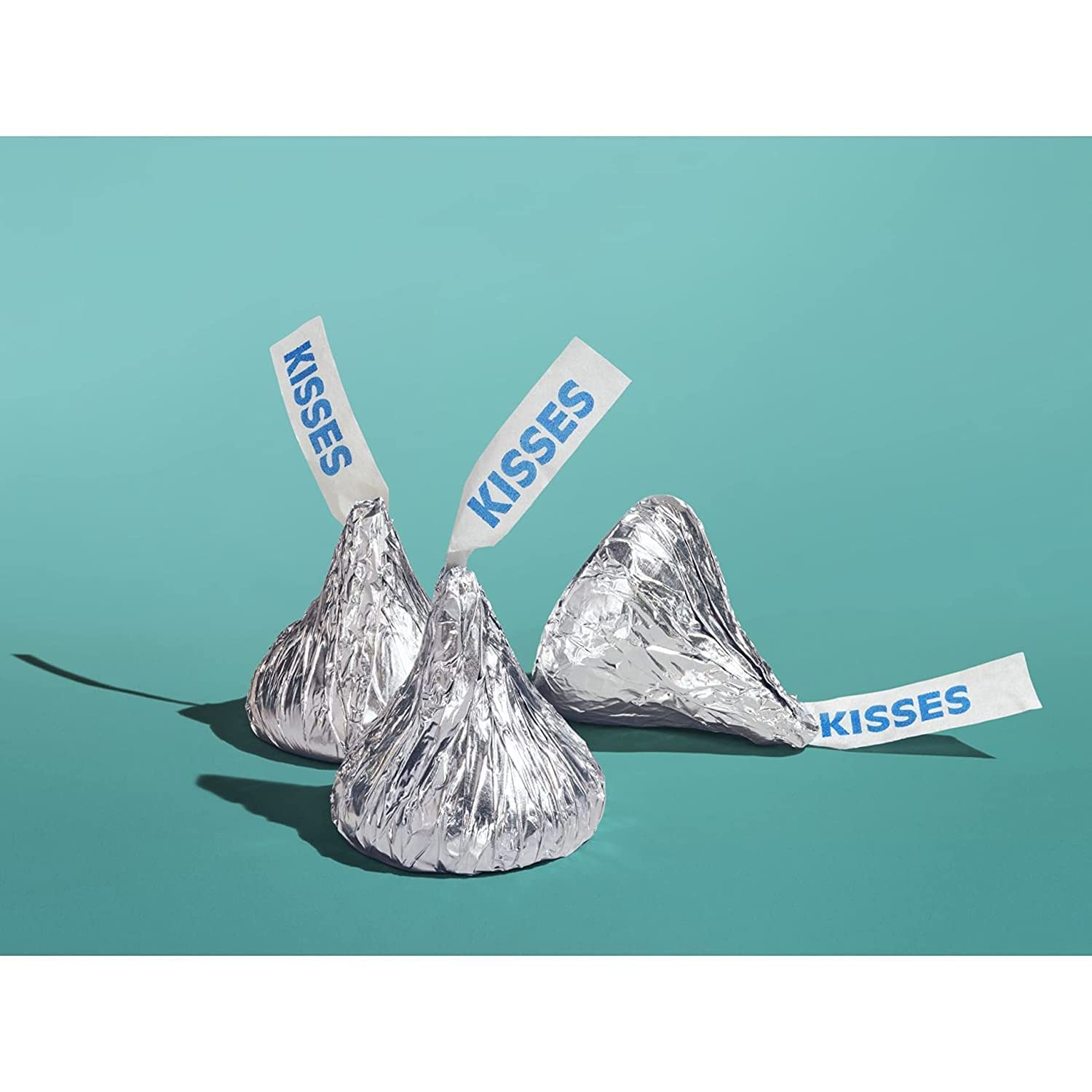 Hershey's Kisses Milk Chocolate Candy in Silver Foil - 4 Pound Bulk Bag for Gifts, Parties & Baking - Individually Wrapped Chocolate Treats