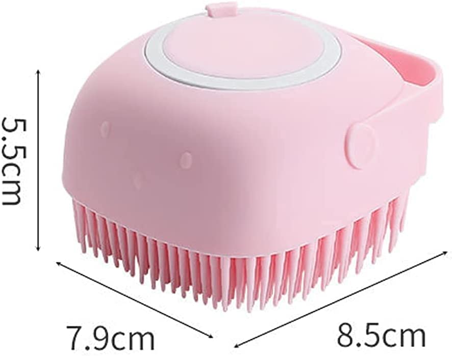 MADDELENA Hair & Scalp Massage Brush - Silicone Body Wash Scrubber for Shower & Bath - Exfoliating Cleaner & Massager for Shampoo & Soap - Perfect for Relaxation & Deep Cleansing