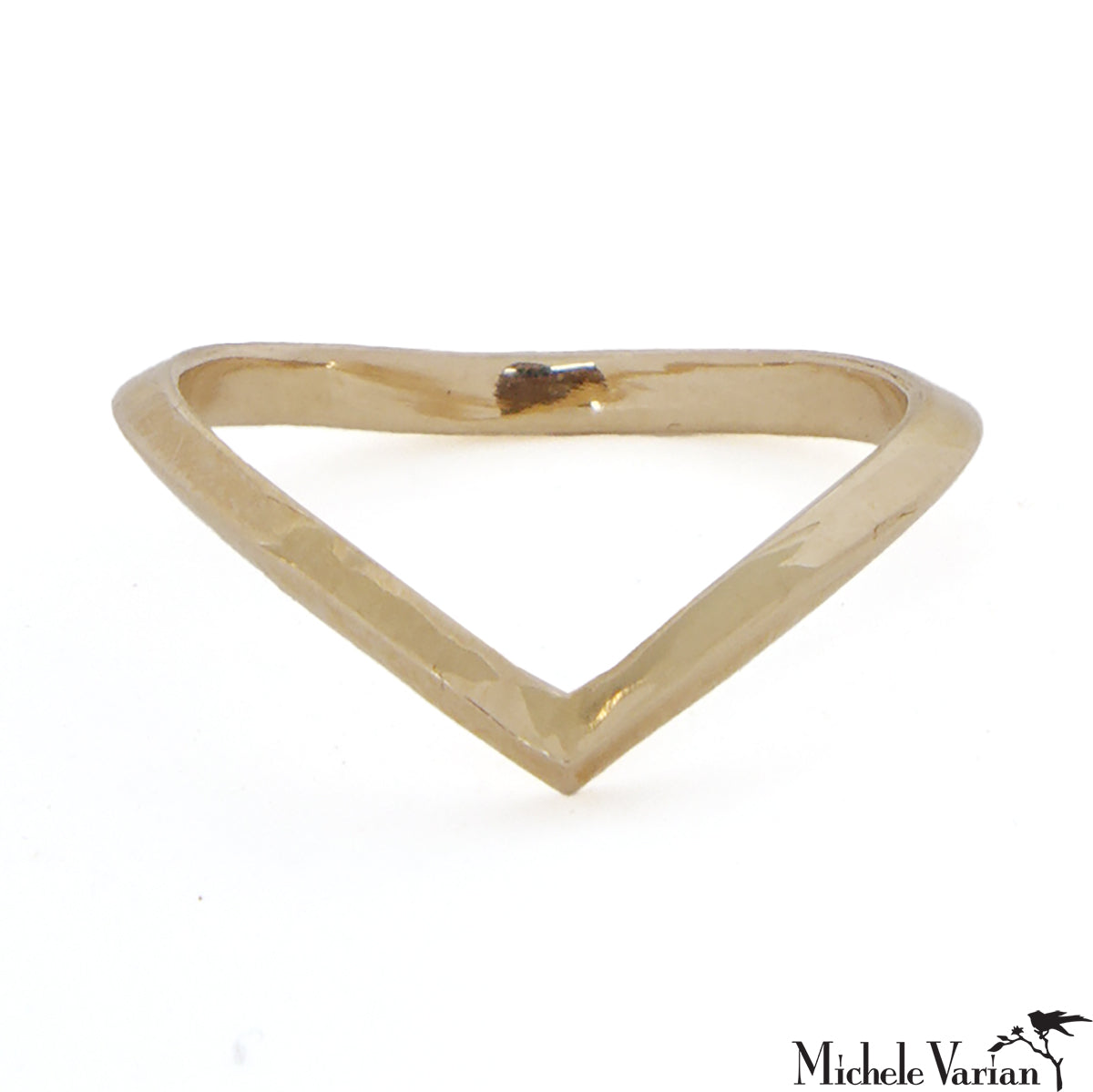 Chevron Gold Band Ring for Women - Elegant Stackable Jewelry for Everyday Wear & Special Occasions
