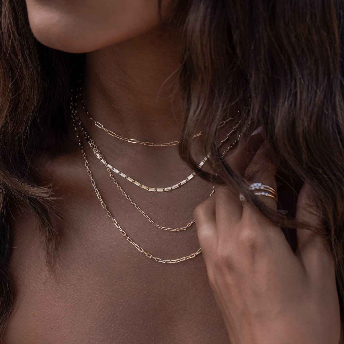 Elongated Cable Chain Necklace - Dainty Gold & Silver Layering Jewelry for Women | Perfect for Everyday Wear, Layering & Gift Giving