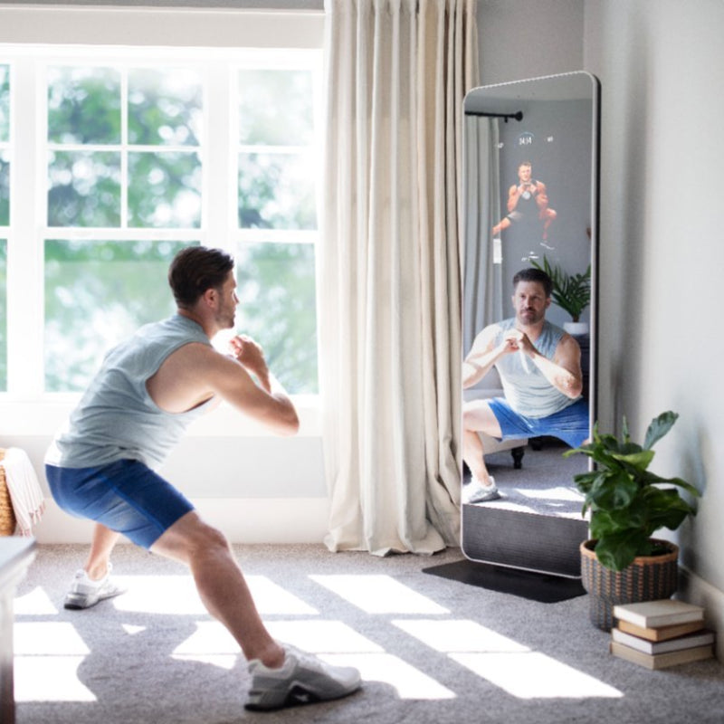 ProForm Vue 180 Smart Workout Mirror - Interactive Home Fitness Equipment (PFB14320) for Full-Body Training & Virtual Classes