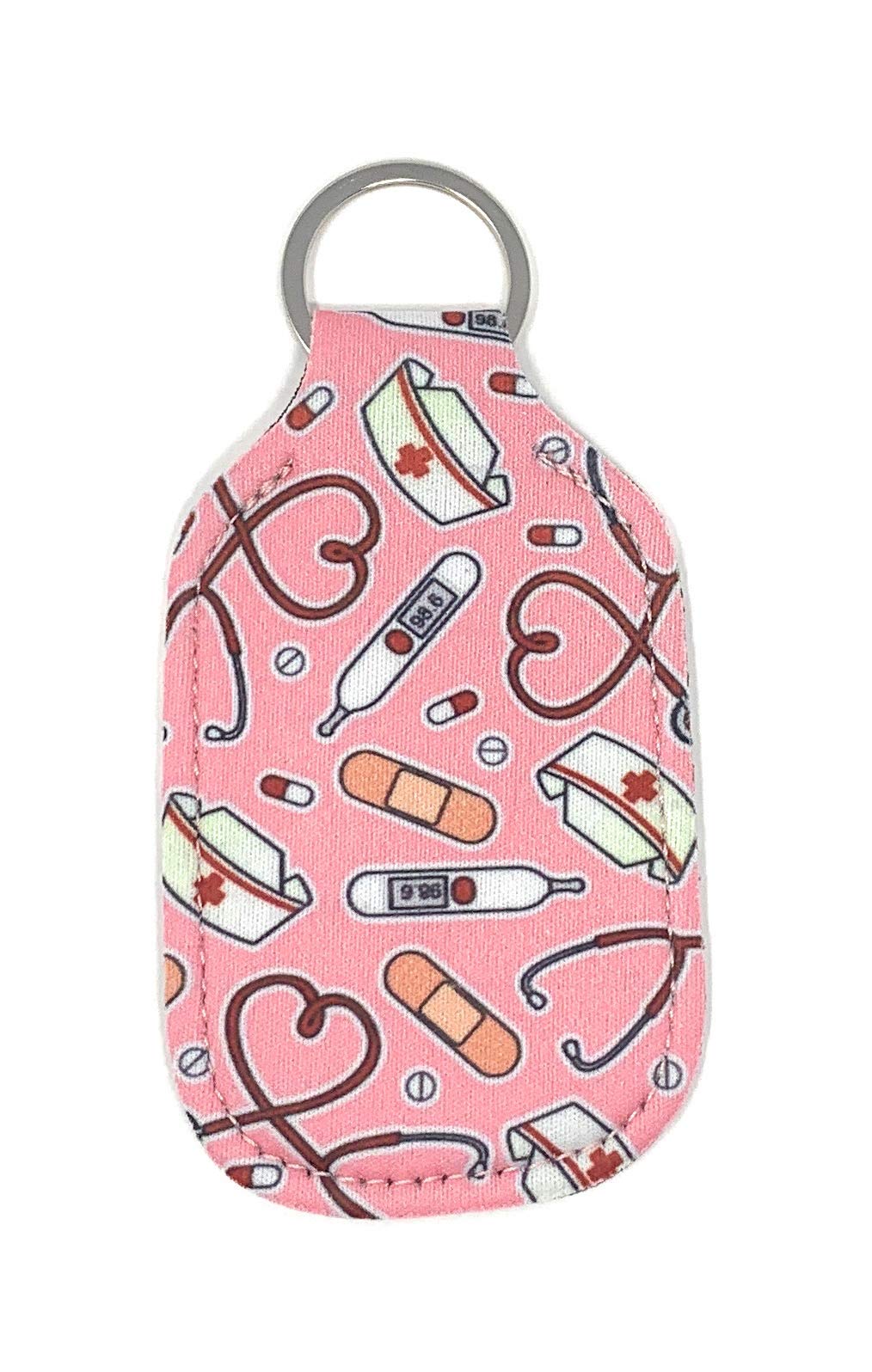 Daisy Lane Hand Sanitizer Holder for Backpack - Travel Size Sanitizer Keychain for Kids, Baseball & Softball Players - Perfect for School, Sports, Travel and Daily Use