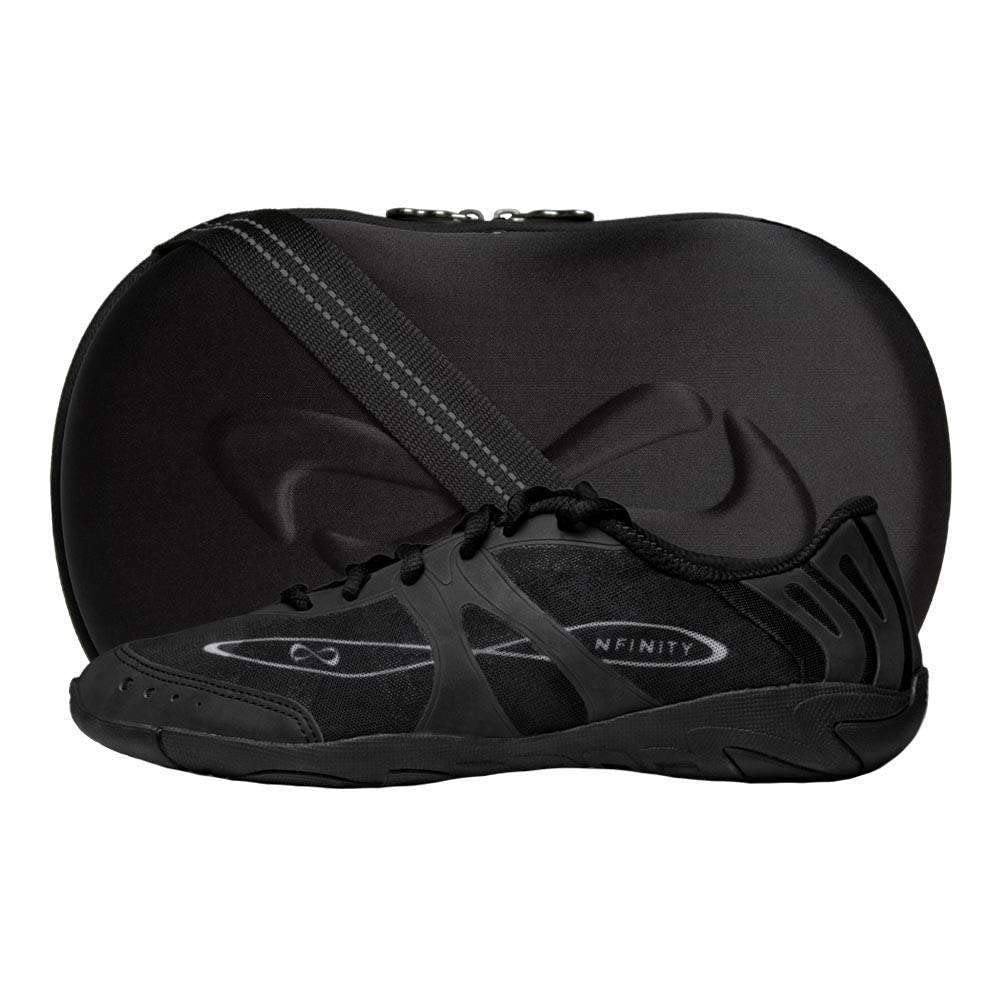Nfinity Vengeance Black Cheer Shoes for Women & Youth – Lightweight Breathable Sneakers for Cheerleading, Gymnastics & Sports Training – Perfect for Competitions, Practice & Team Performances
