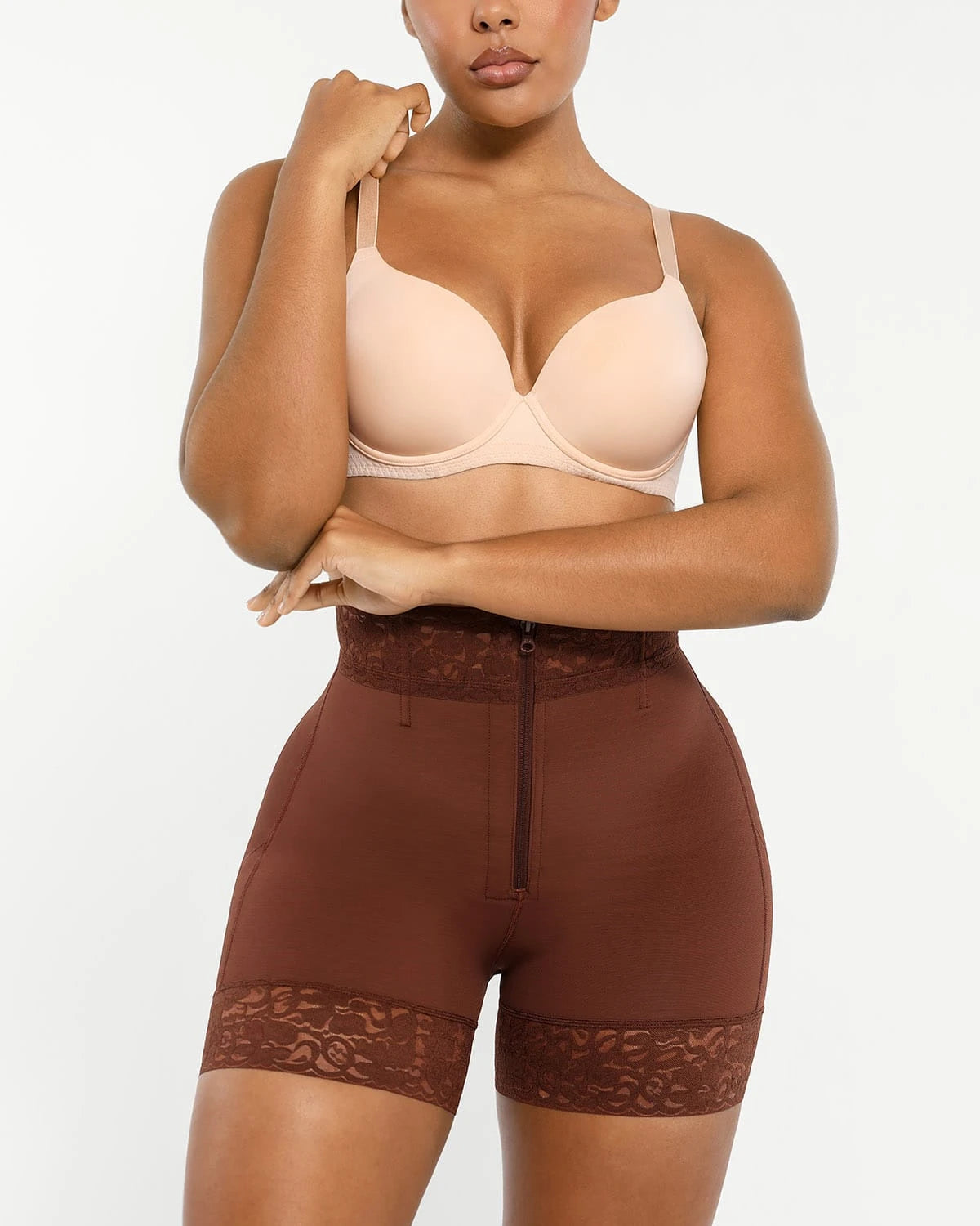 AirSlim® Mid Rise Steel Boned Butt Lifting Shapewear Shorts - Tummy Control & Body Shaper for Women - Perfect for Workout, Dress Wear & Everyday Comfort