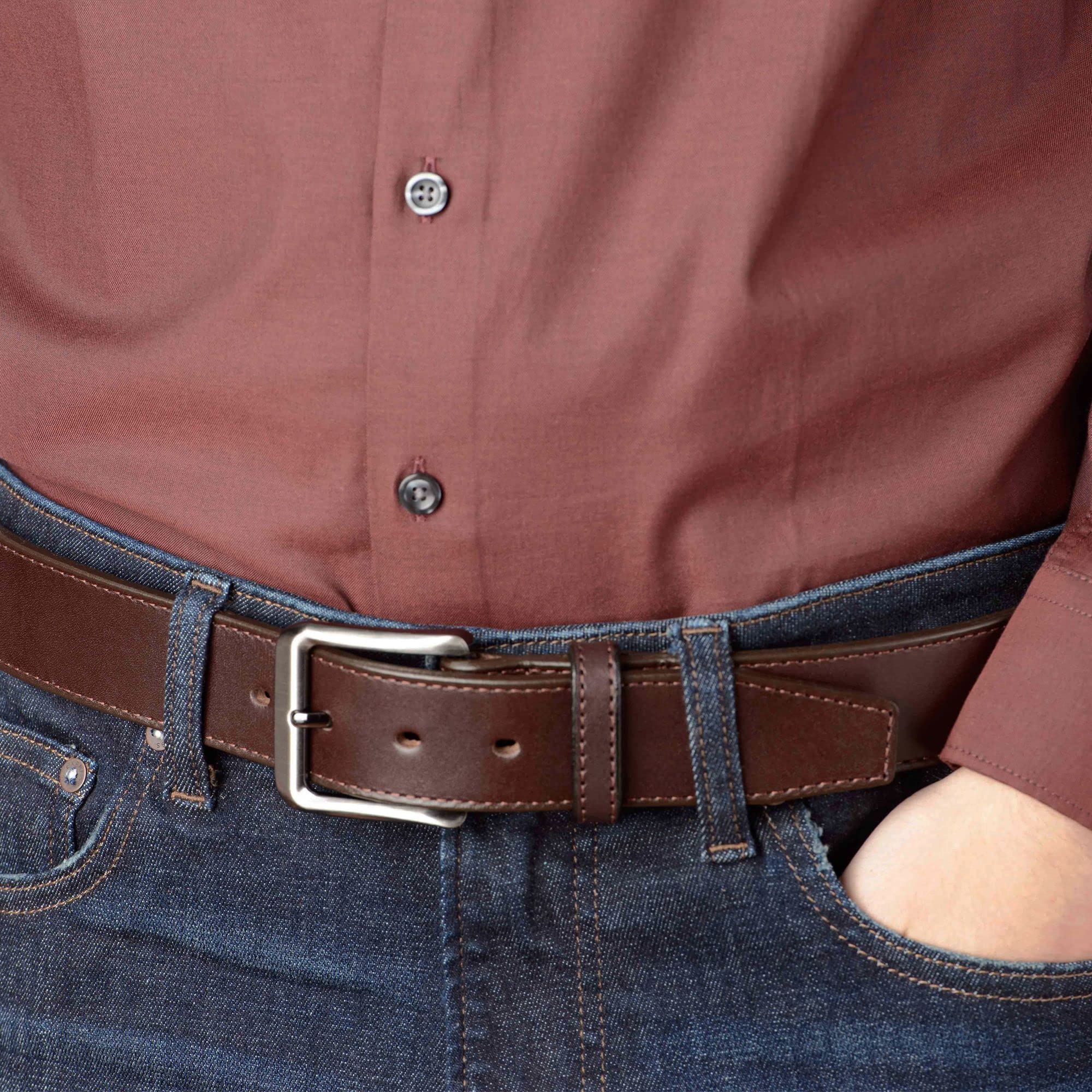 Premium Bullhide Leather Belt for Men - 1.50
