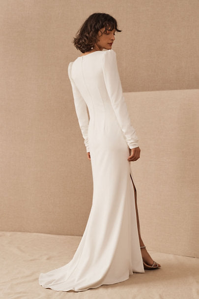BHLDN Tadashi Shoji Dawson Gown - Elegant Wedding Dress for Brides & Formal Events | Perfect for Beach Weddings, Evening Galas & Special Occasions