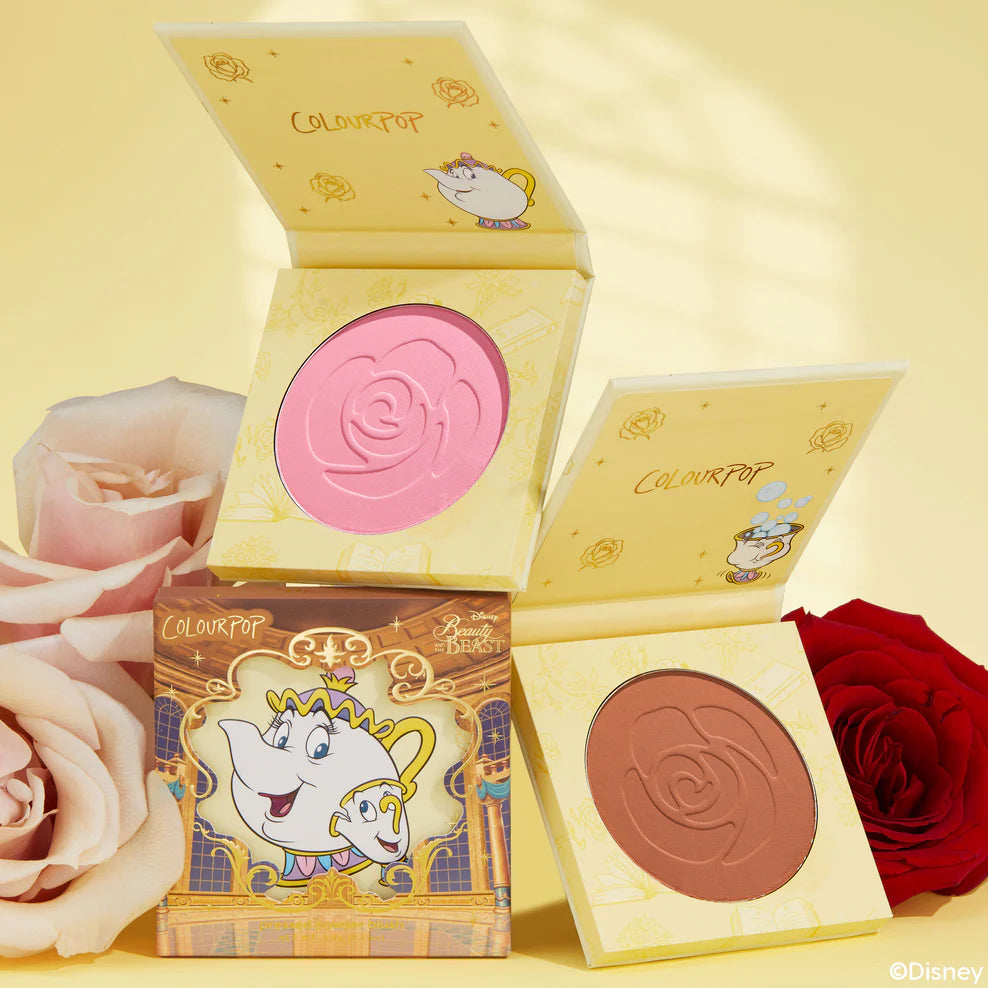 ColourPop Mrs. Potts & Chip Beauty and the Beast Limited Edition Lipstick Set - Perfect for Disney Fans, Cosplay, and Gift Giving