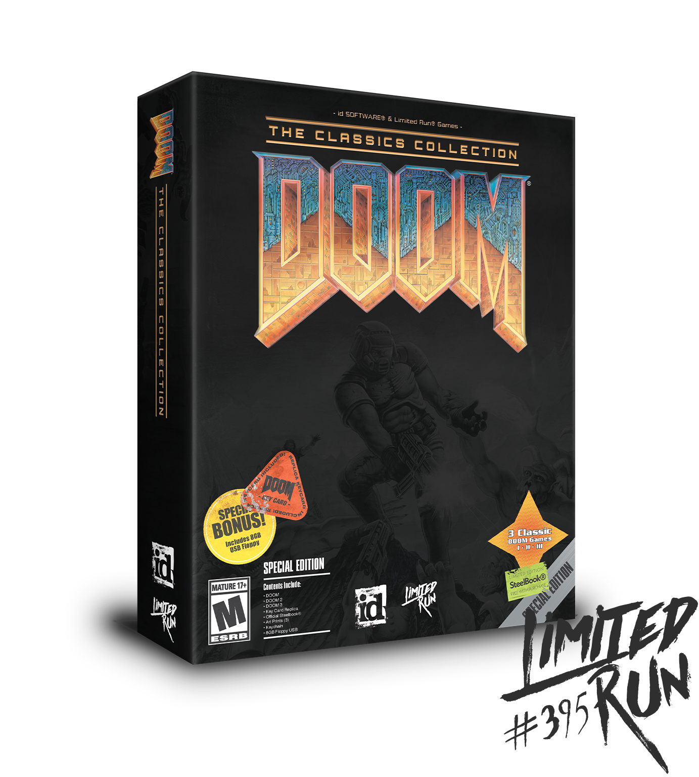 DOOM: The Classics Collection Special Edition (Limited Run #395) - PS4 Game for Retro Gaming Enthusiasts & Collectors - Perfect for Nostalgic Gaming Nights & Display Shelves
