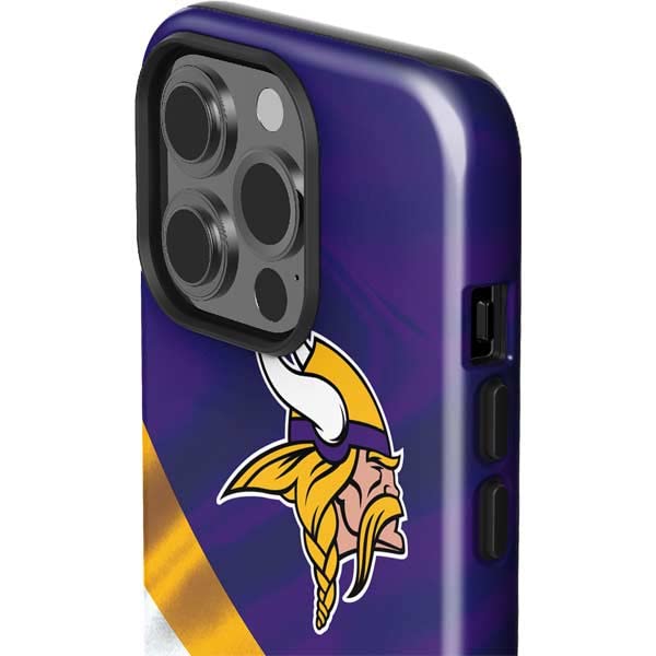 Skinit Impact Phone Case for iPhone 13 Pro - Officially Licensed NFL Minnesota Vikings Design | Durable Protection for Everyday Use & Game Days