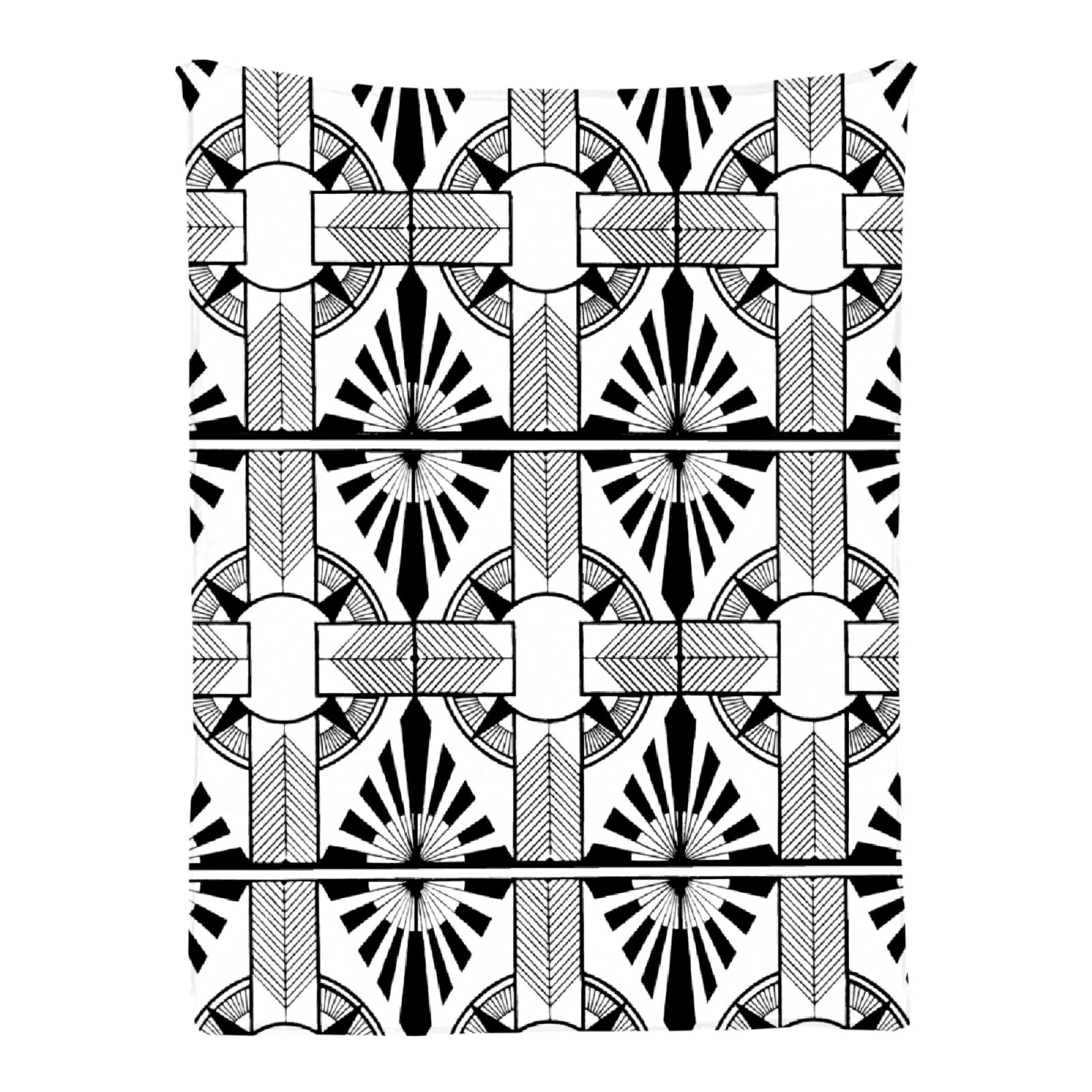 Yakujo Crosses Lightweight Flannel Fleece Blanket - 120