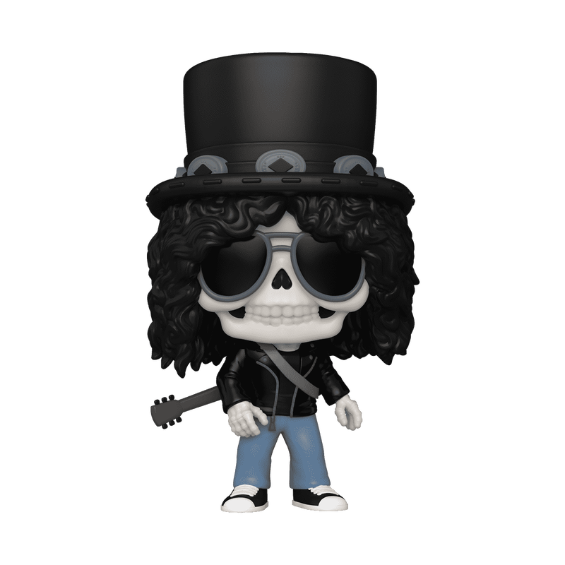 Guns N Roses Pop! Vinyl Figure - Slash (Skeleton) #402 - Exclusive Collectible for Rock Music Fans & Home Decor